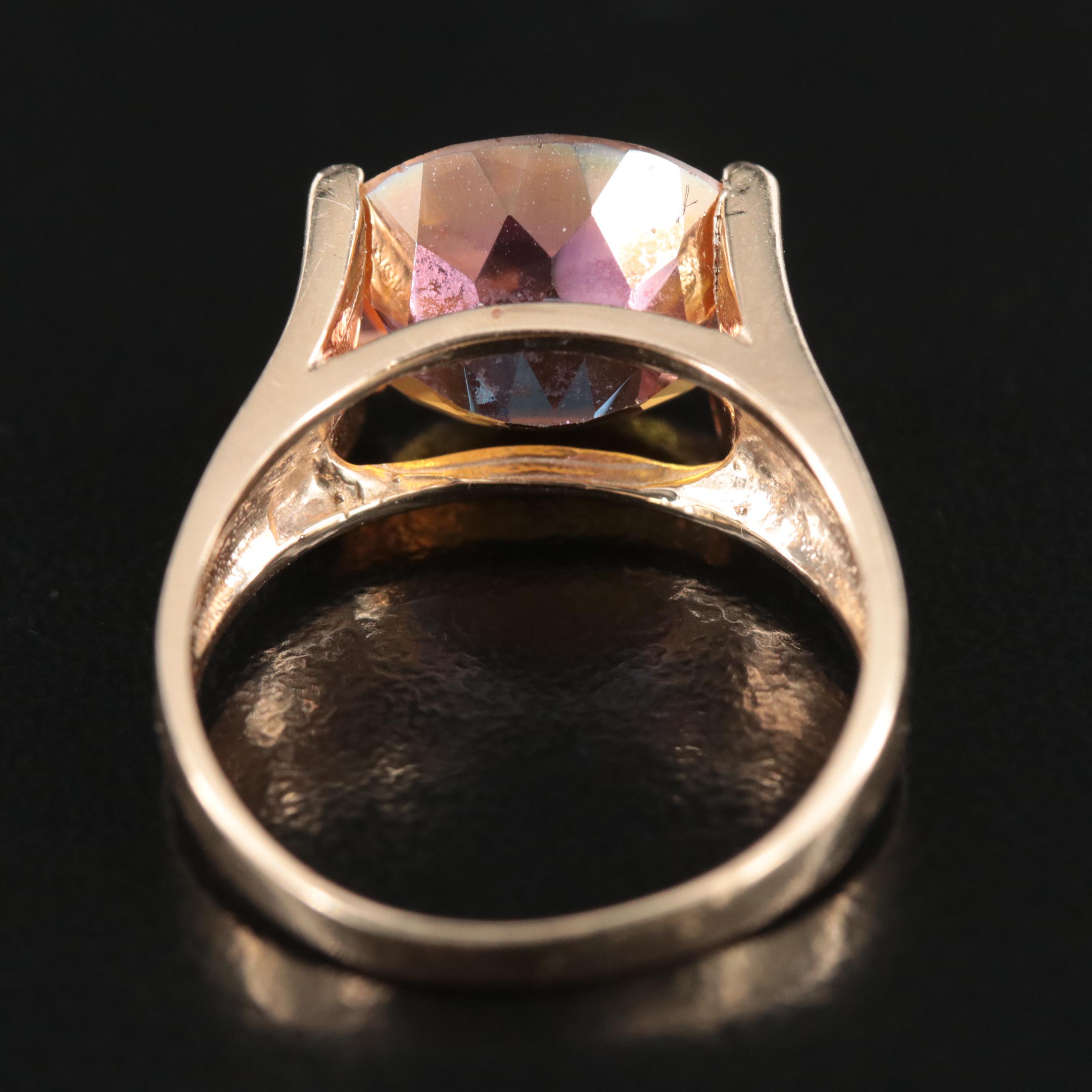 14K Topaz Ring