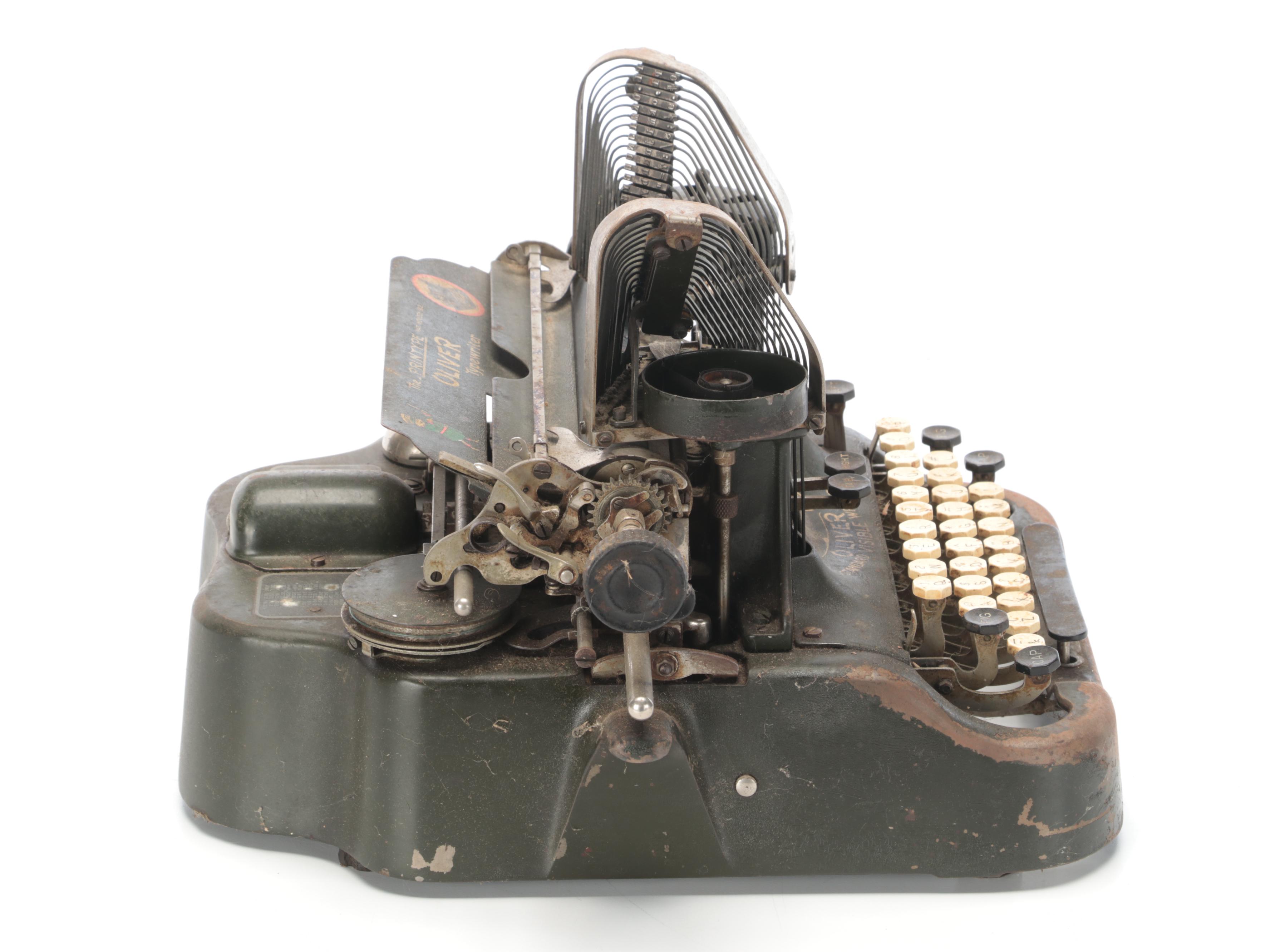 The Oliver Typewriter Co. No. 9 Typewriter, Early 20th Century