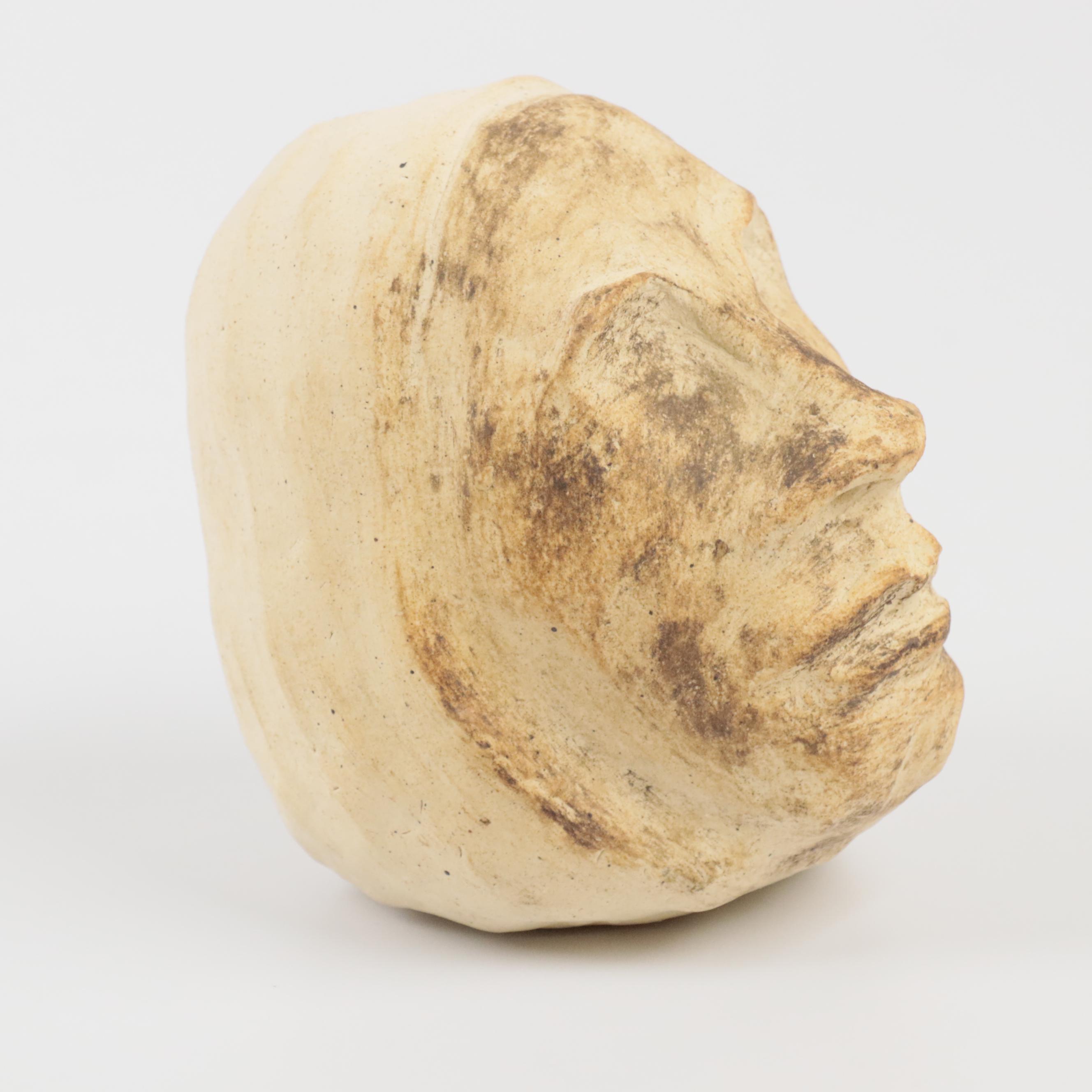 Signed Abstract Clay Face