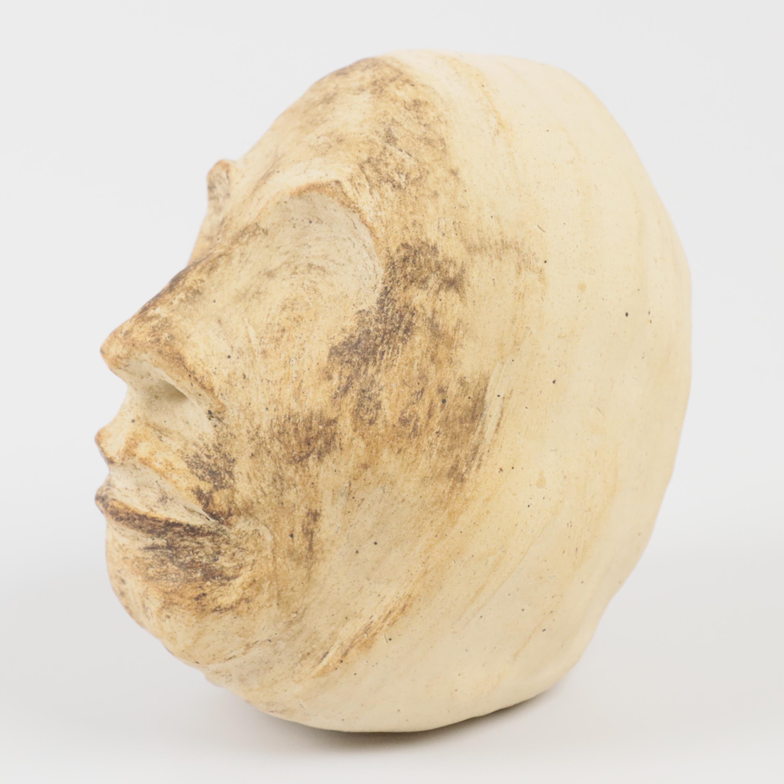 Signed Abstract Clay Face