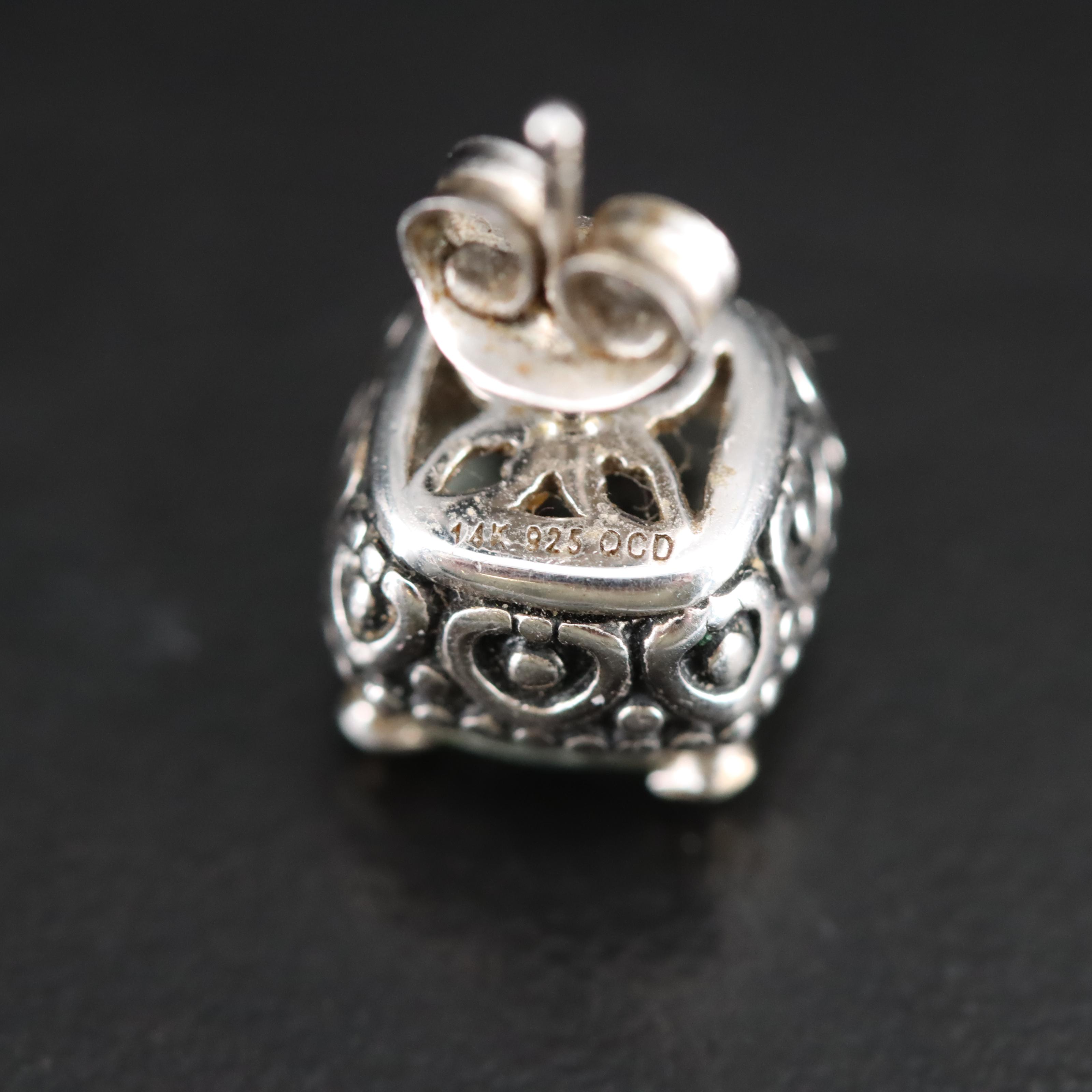 Sterling Rings and Earrings Including Rainbow Moonstone and Turquoise