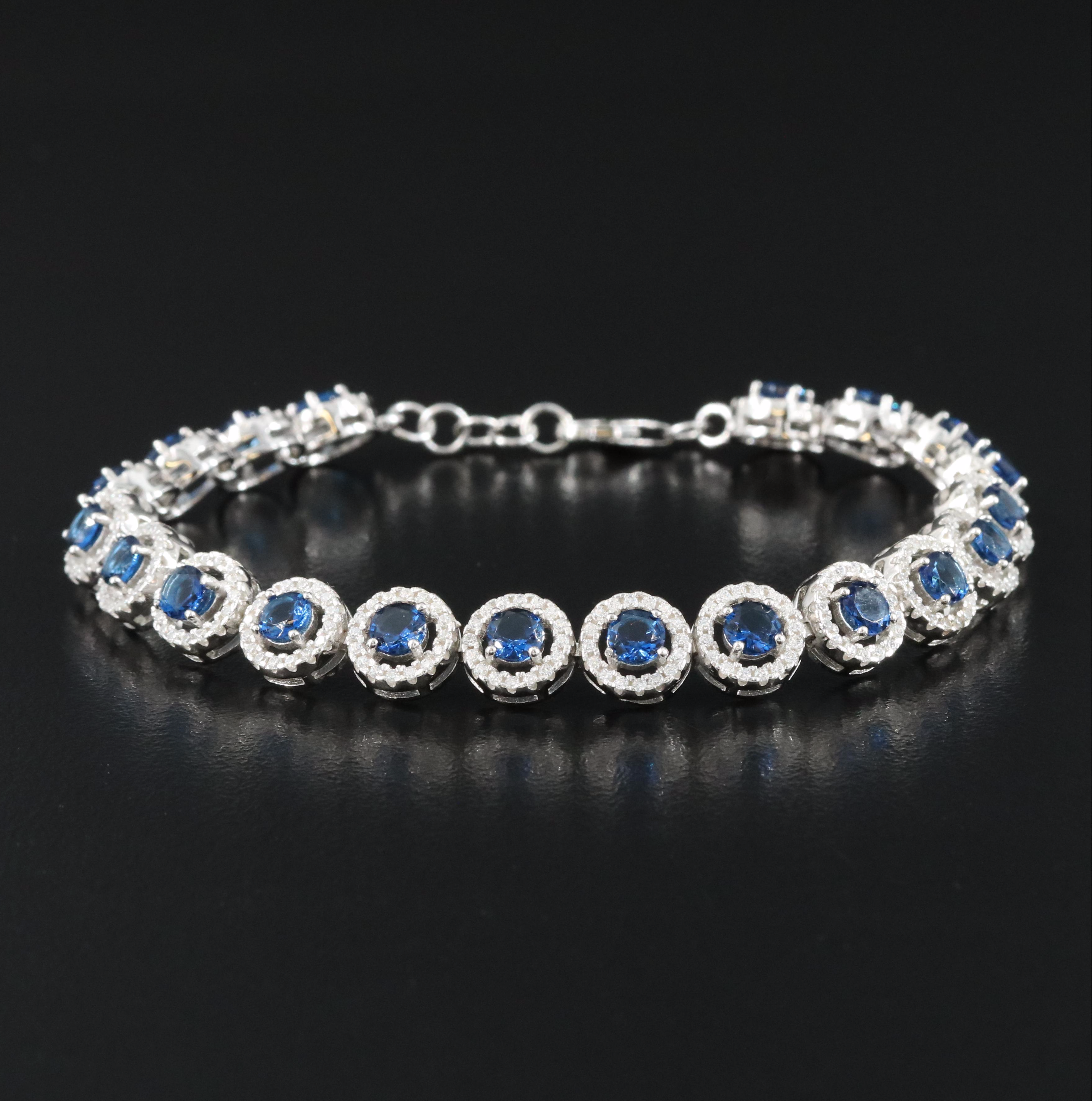 Sterling Cubic Zirconia Bracelet