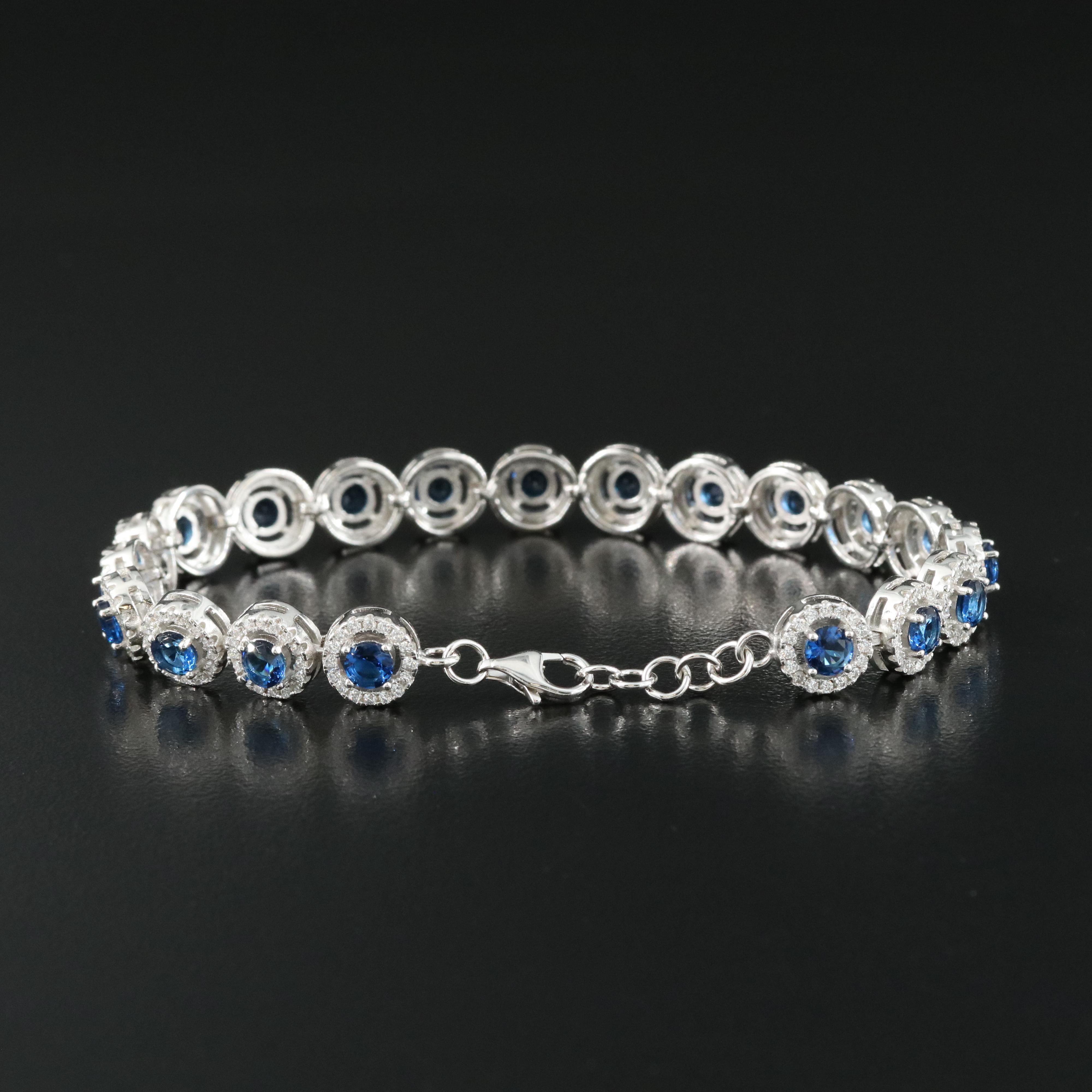 Sterling Cubic Zirconia Bracelet