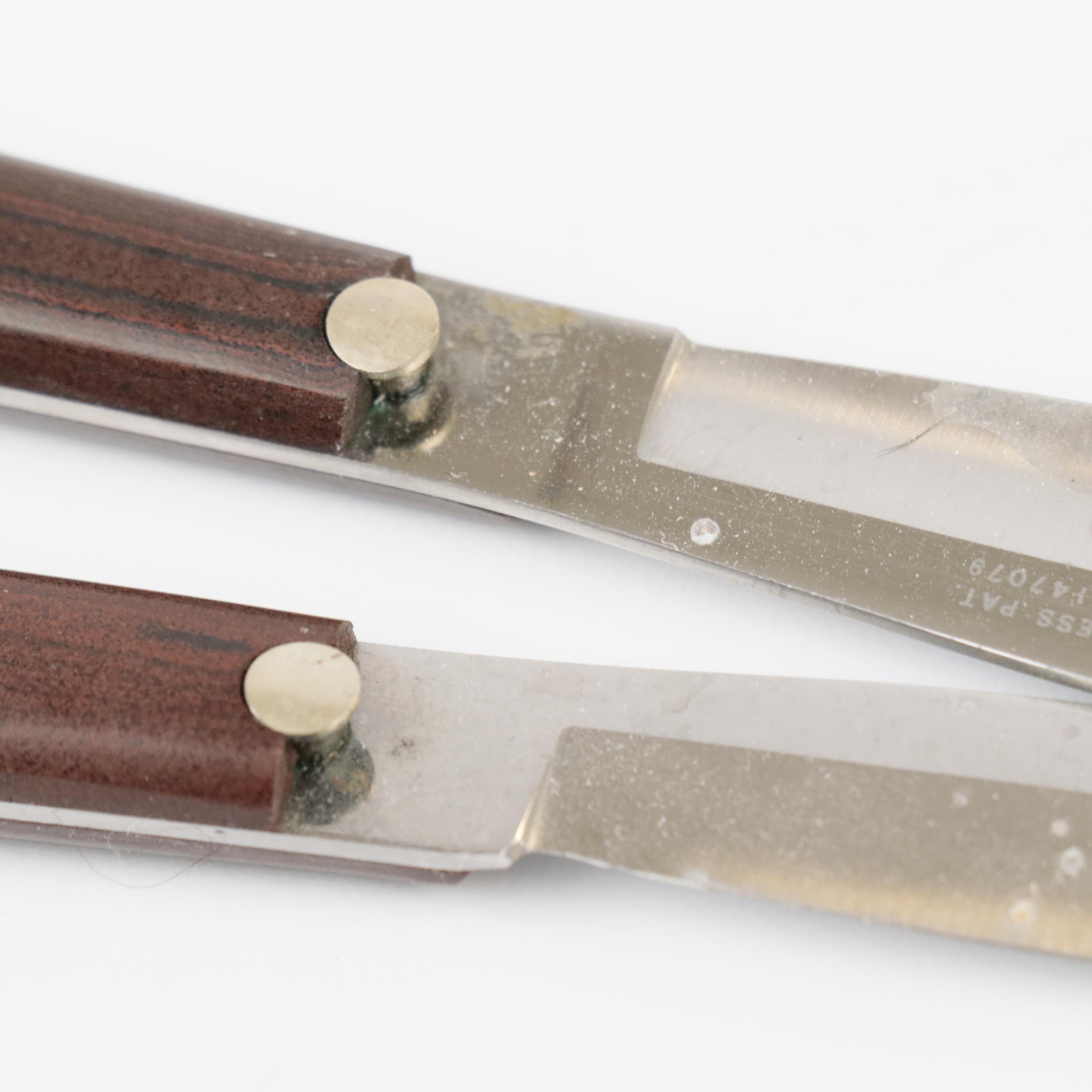 8 Piece Cutco Knife Set with Bakelite Handles and A Cutco Meat Fork