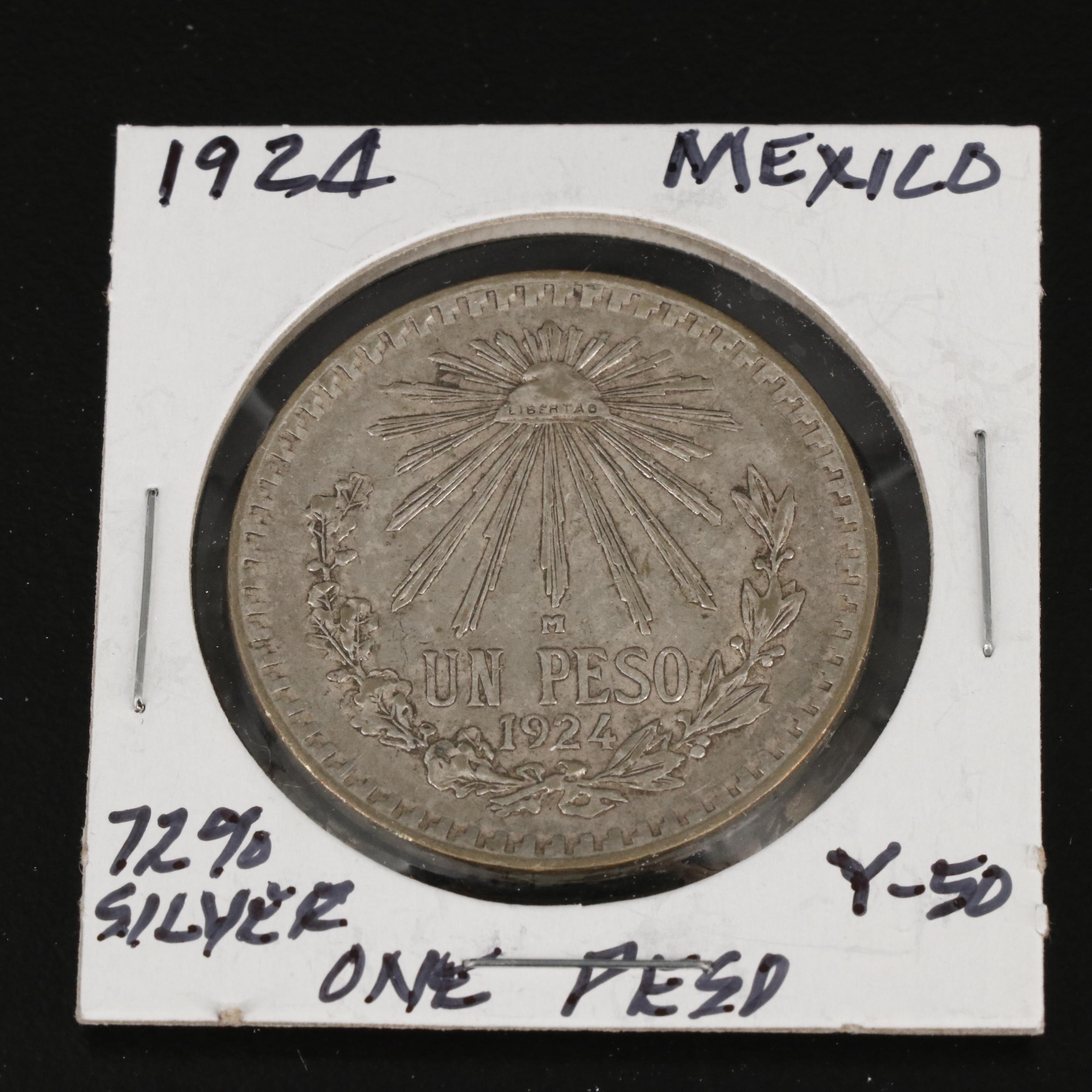 Collection of Eighteen Mexican Silver Coins