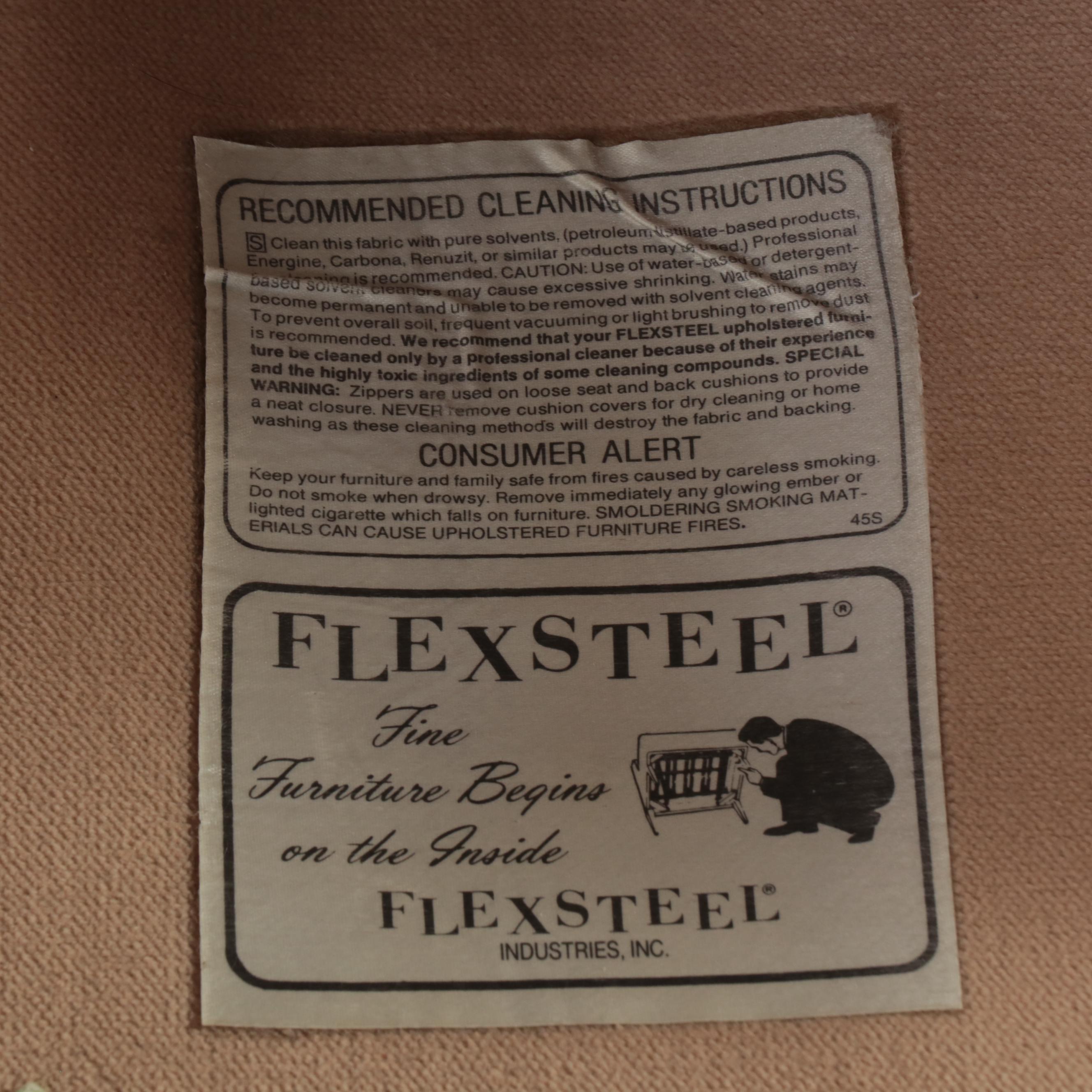 Flexsteel Custom-Upholstered Loveseat, Late 20th Century