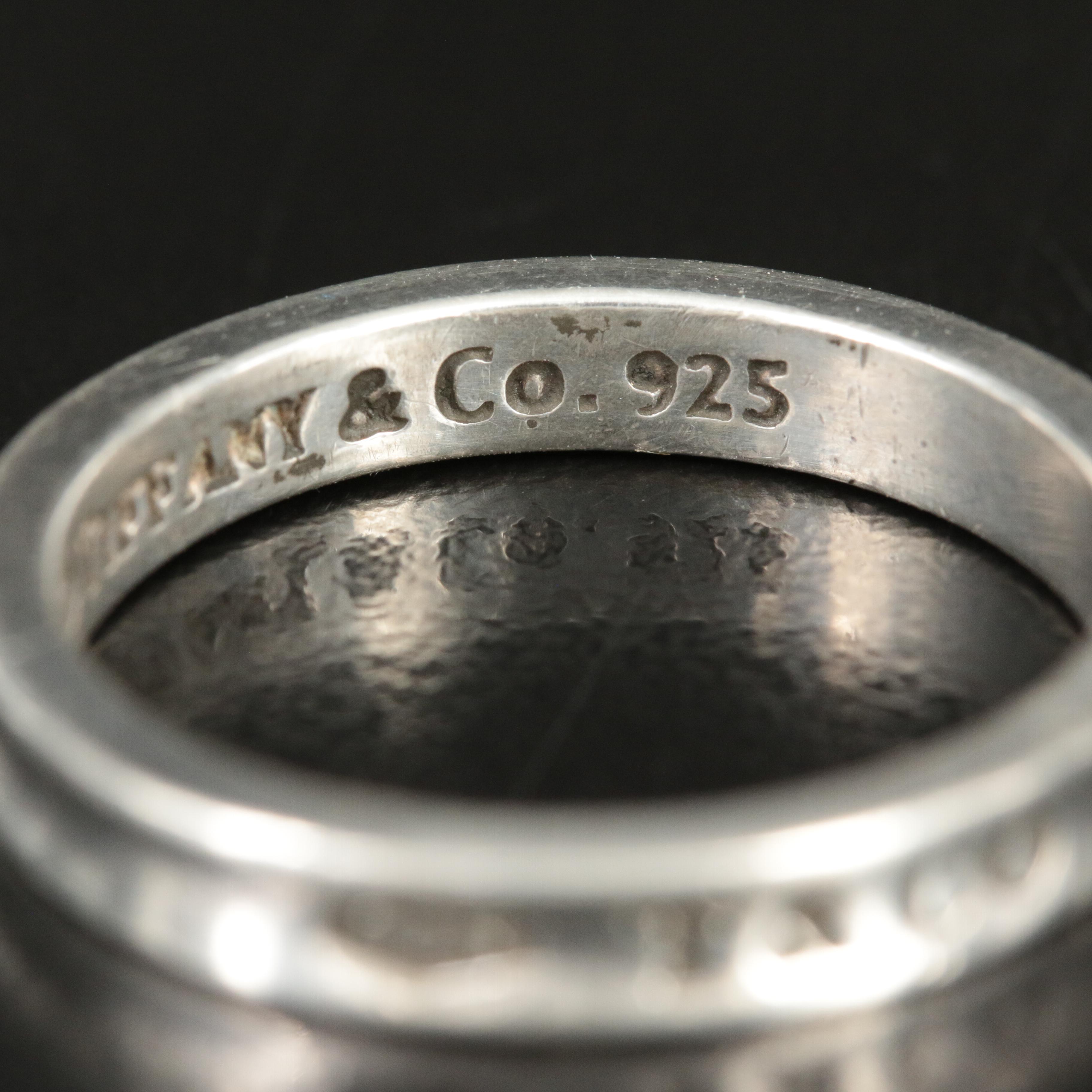 Tiffany & Co. "1837" Sterling Ring Band