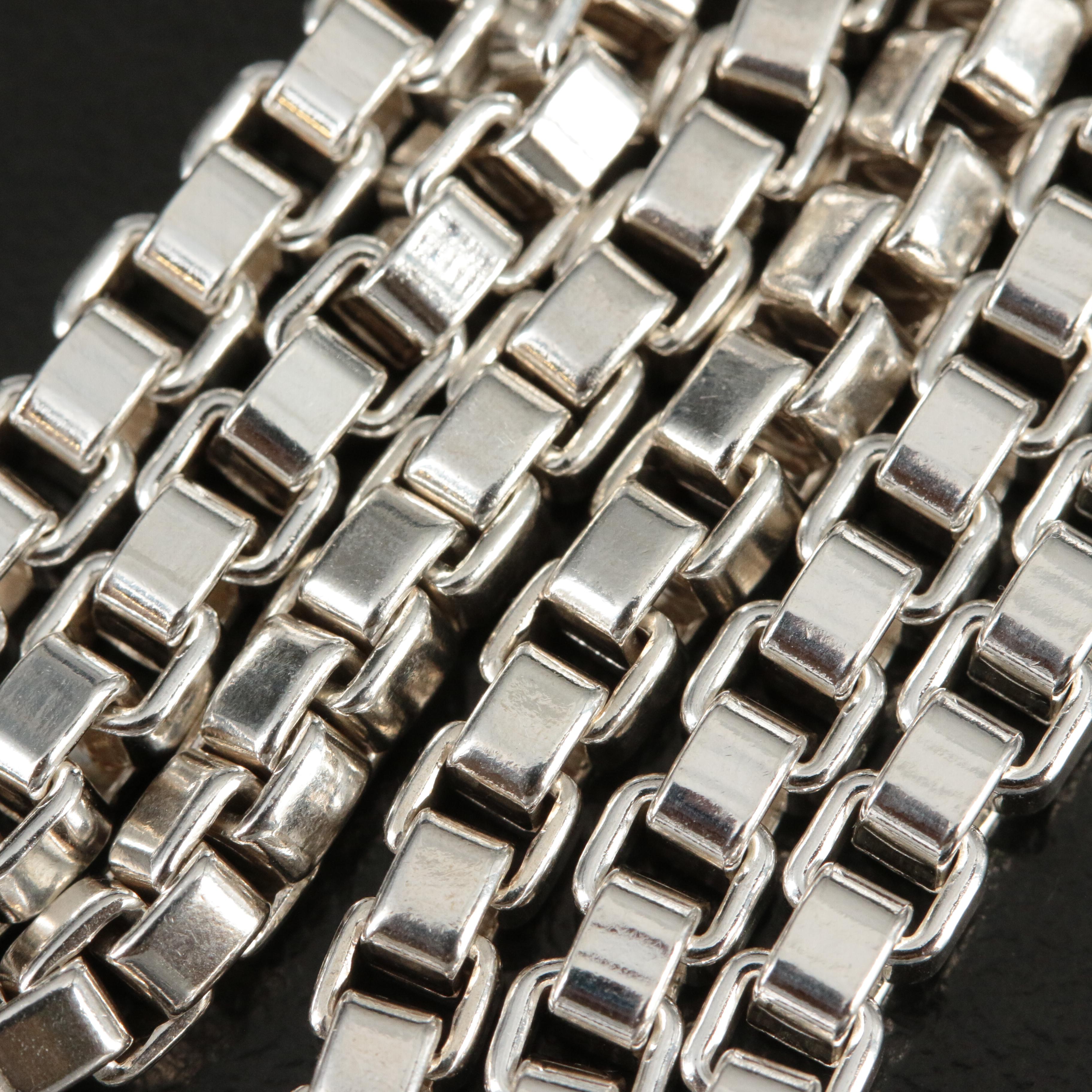 Tiffany & Co. Venetian Link Necklace and Bracelet Set