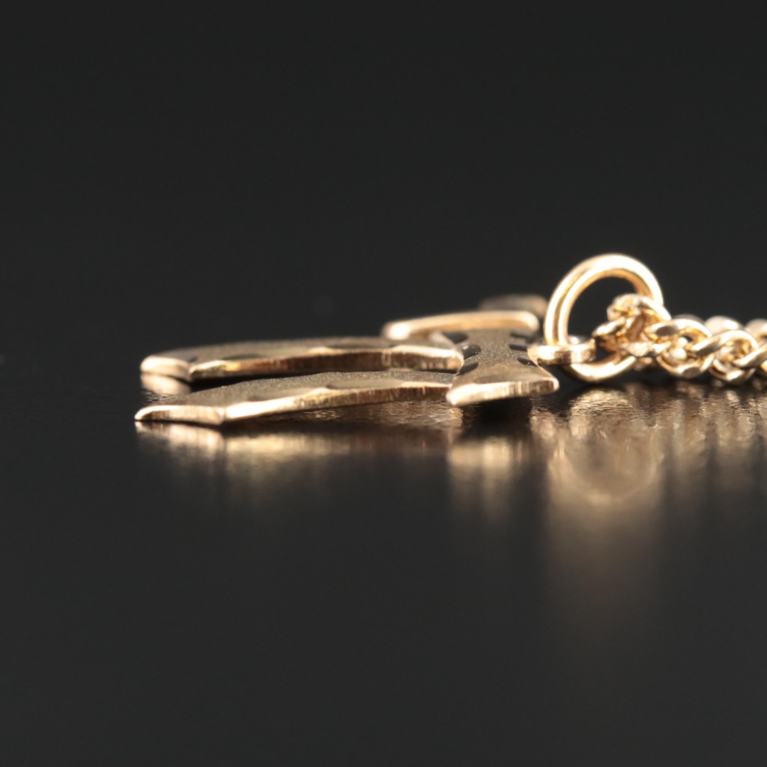 Gold-Filled Chai Pendant Necklace