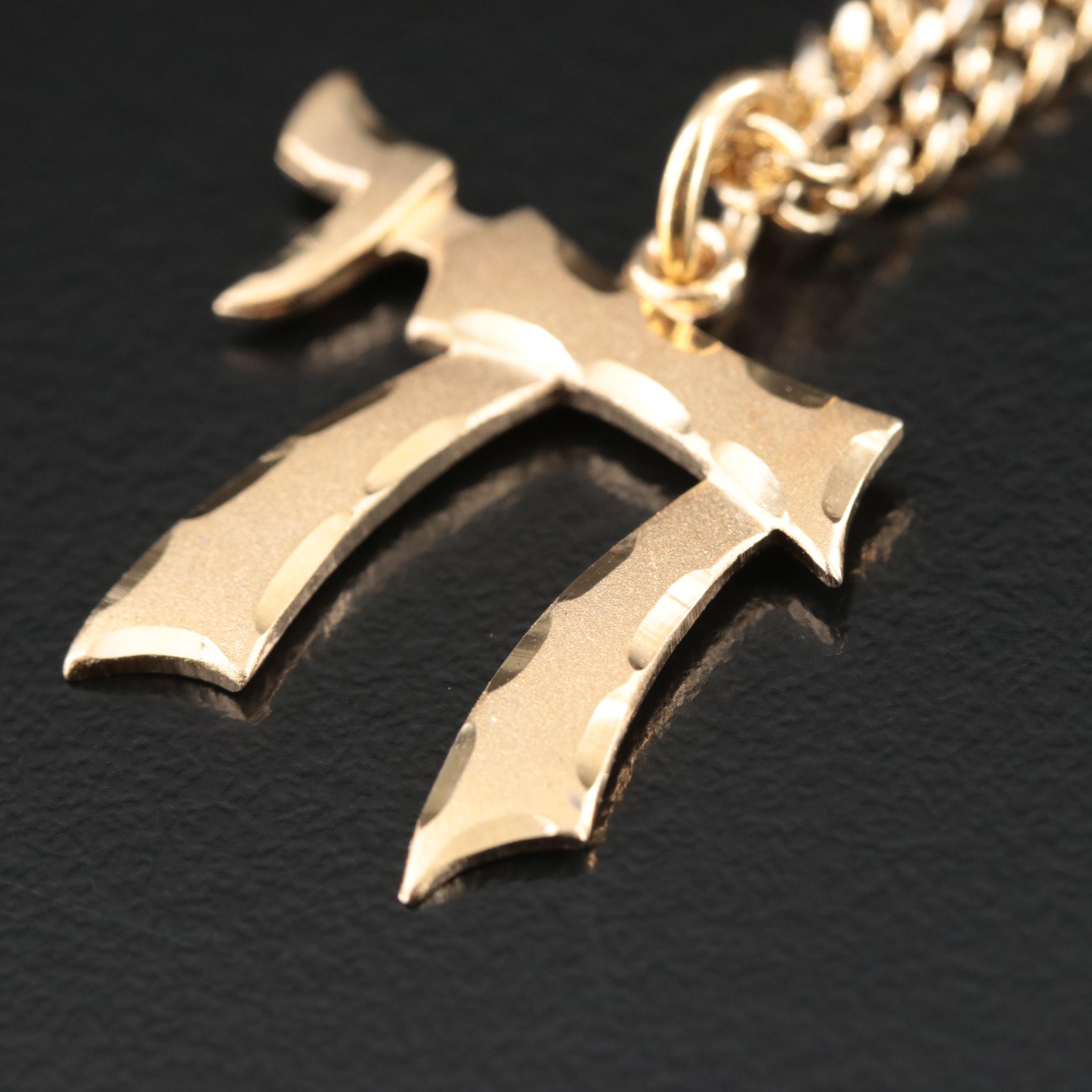 Gold-Filled Chai Pendant Necklace