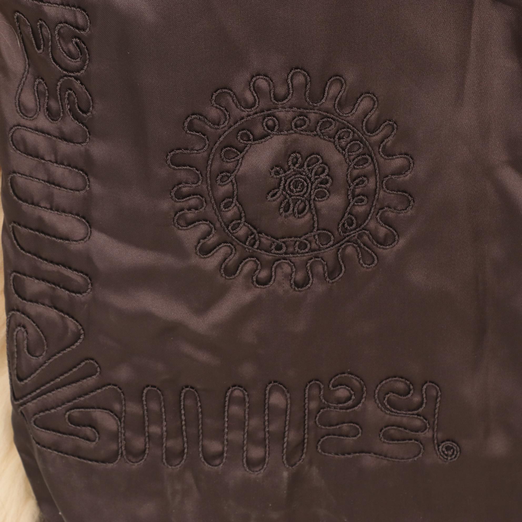 Mink and Fox Fur Full Length Coat