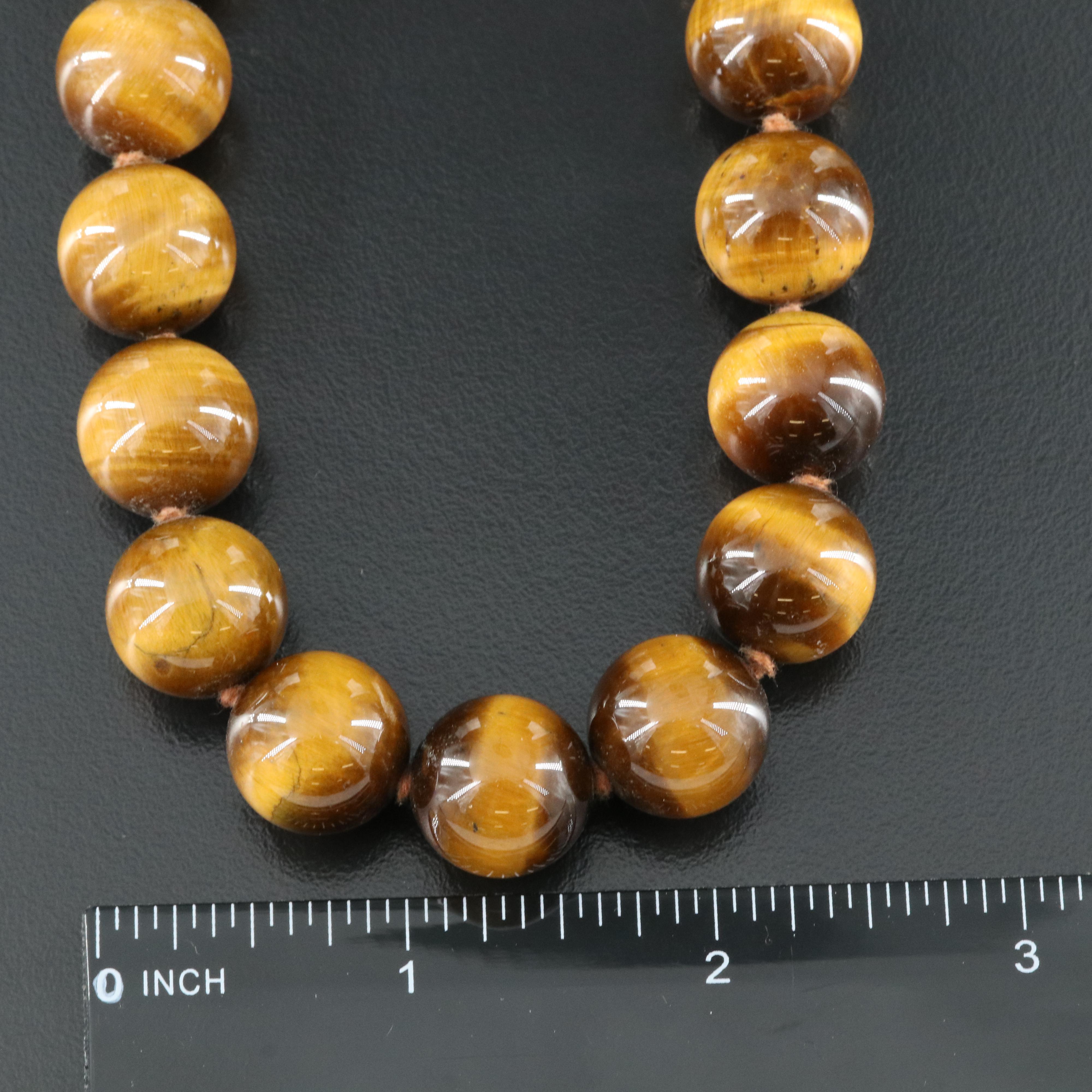 Tiger's Eye Beaded Necklace