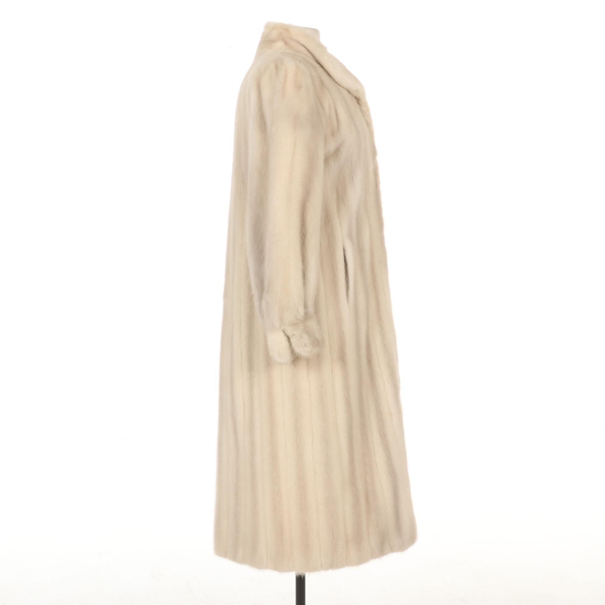 Tourmaline Mink Full Length Coat From Douglas Furs