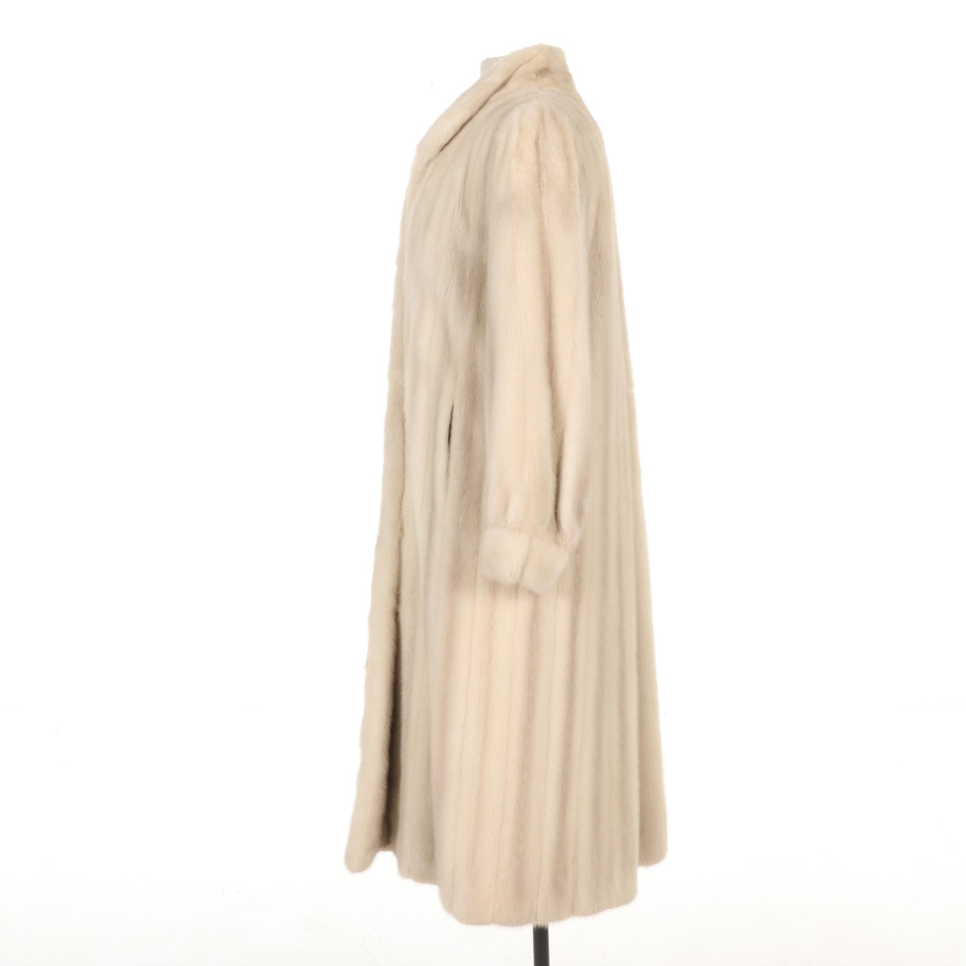 Tourmaline Mink Full Length Coat From Douglas Furs