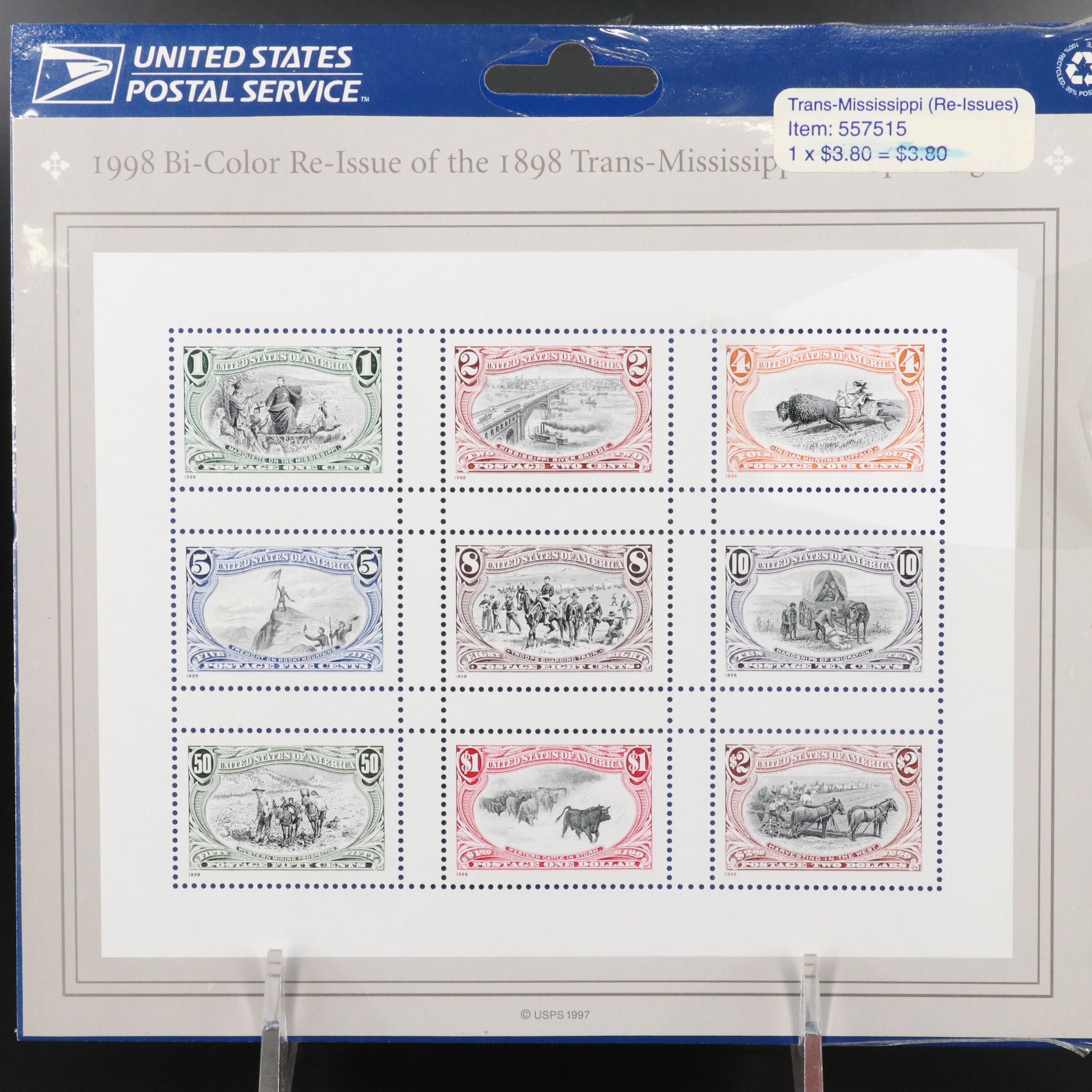 Large Assortment of Modern U.S. Postage Stamp Sheets and Sets