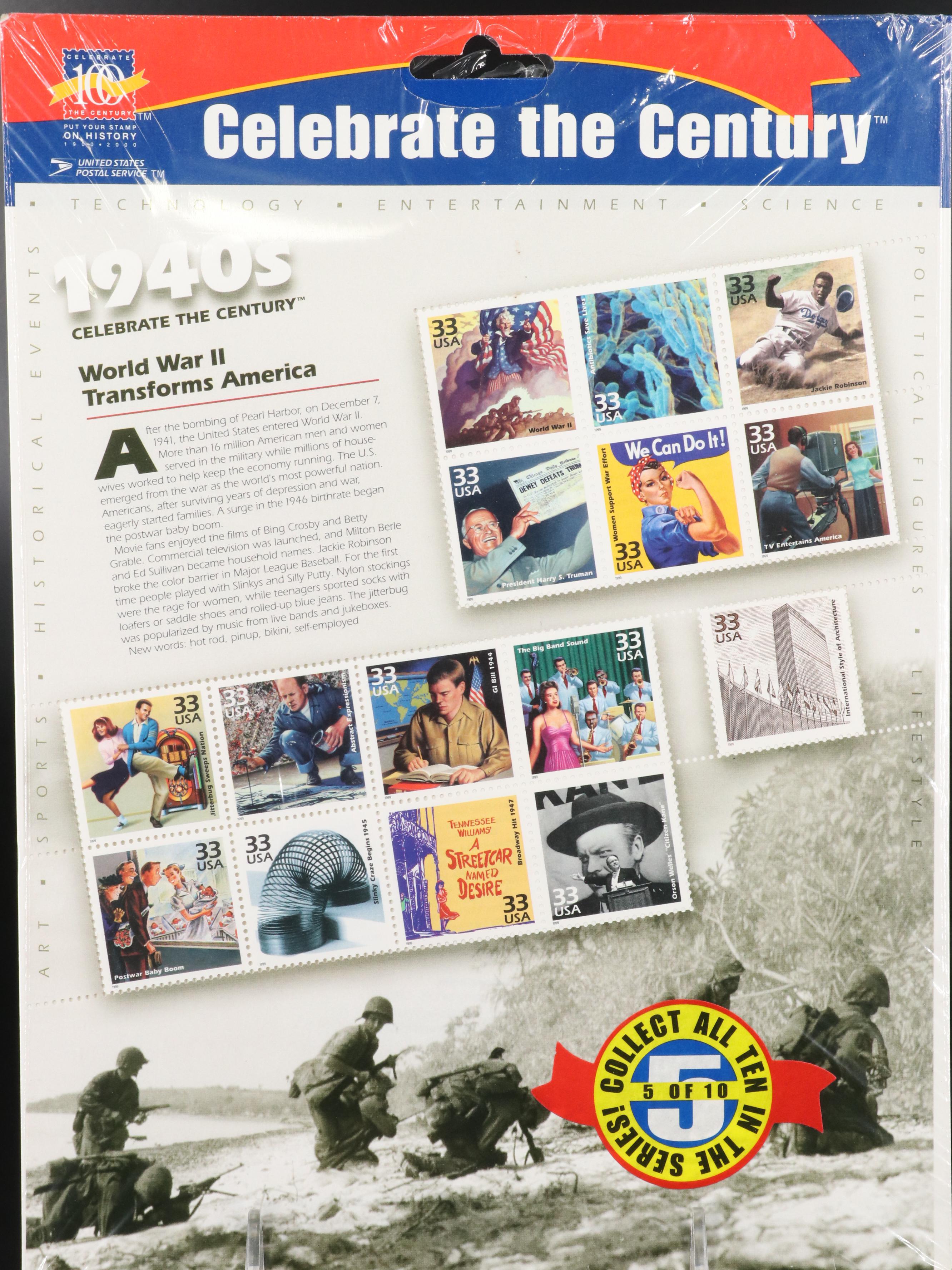 Large Assortment of Modern U.S. Postage Stamp Sheets and Sets