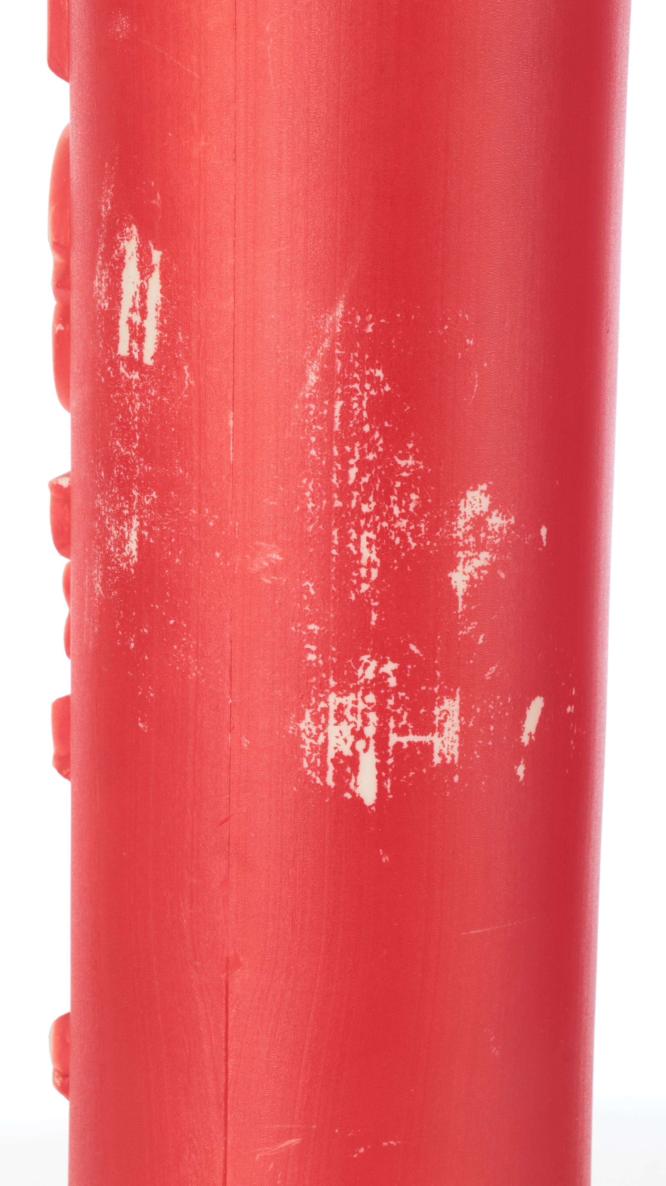 Three "Noel" Blow Mold Plastic Christmas Candle Yard Decorations with Lamp Post