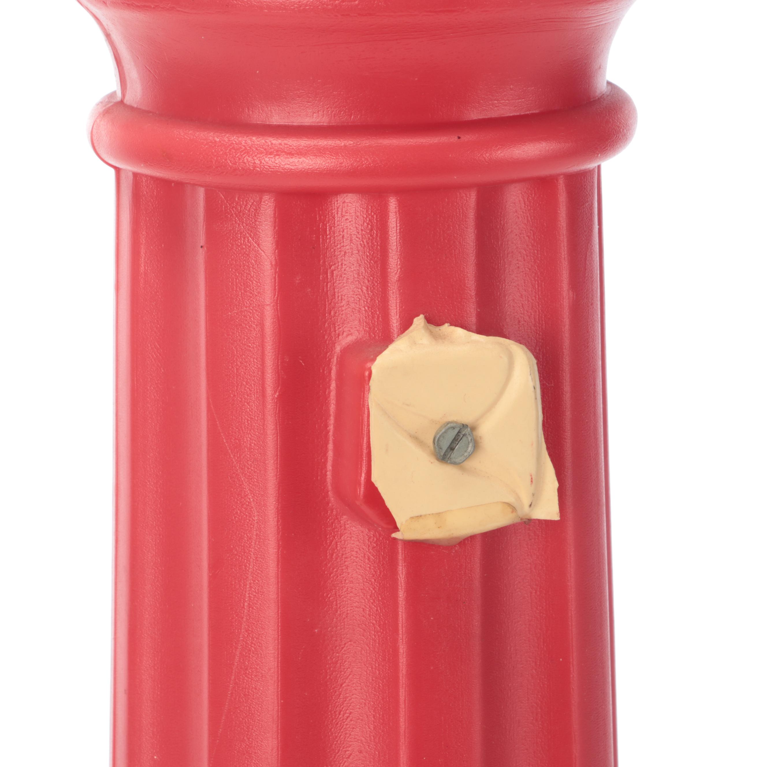 Three "Noel" Blow Mold Plastic Christmas Candle Yard Decorations with Lamp Post