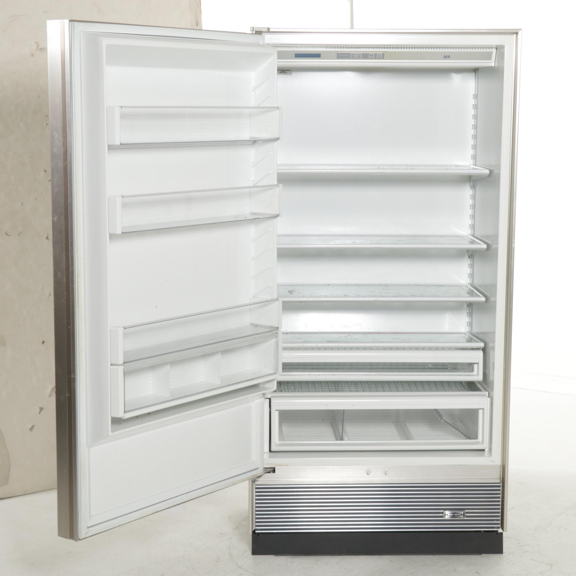 SubZero Freezer Co. Refrigerator with WoodLook Front Panel EBTH