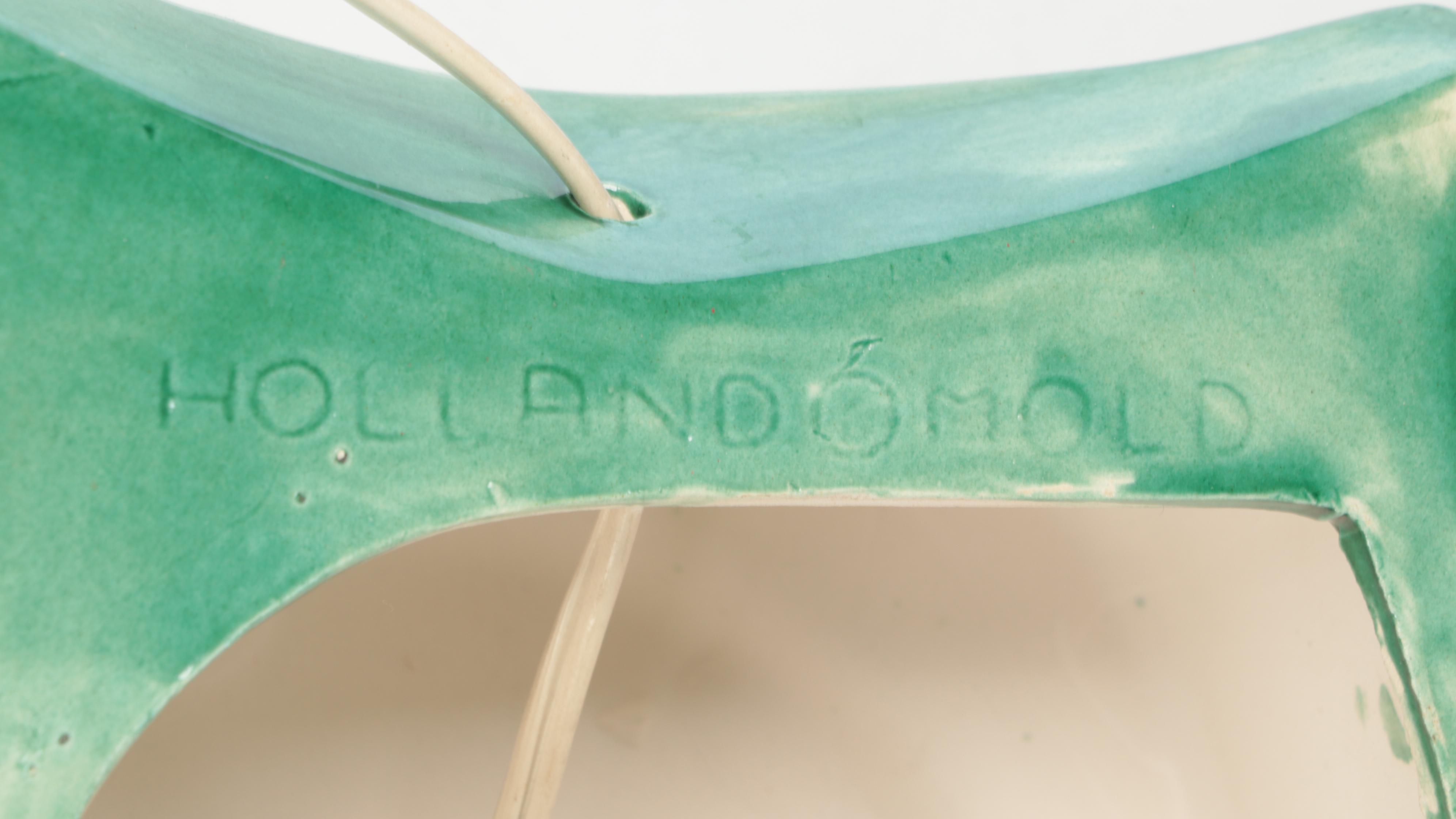 Holland Mold Glazed Ceramic Lighted Christmas Tree