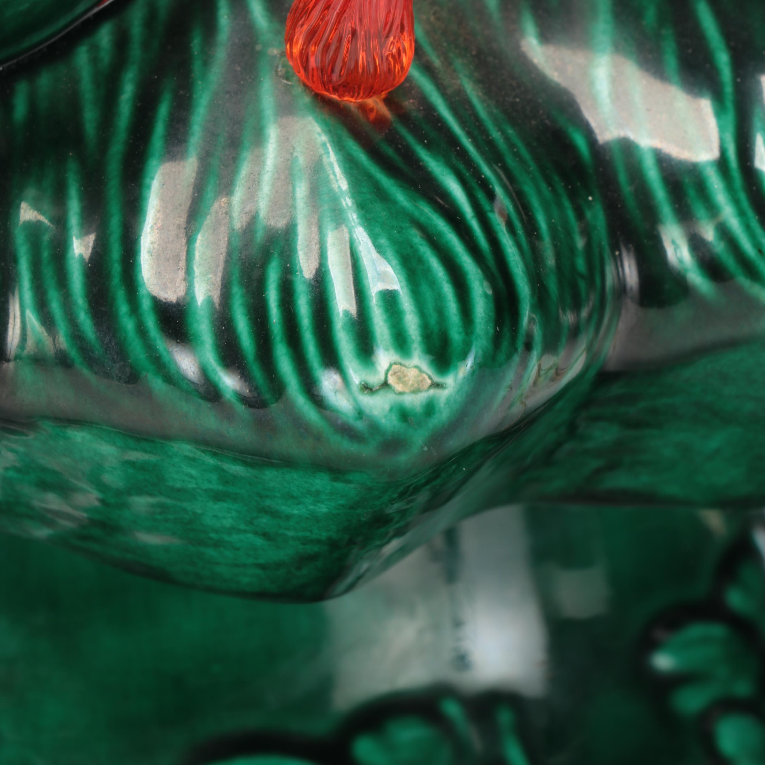 Glazed Ceramic Illuminated Christmas Tree