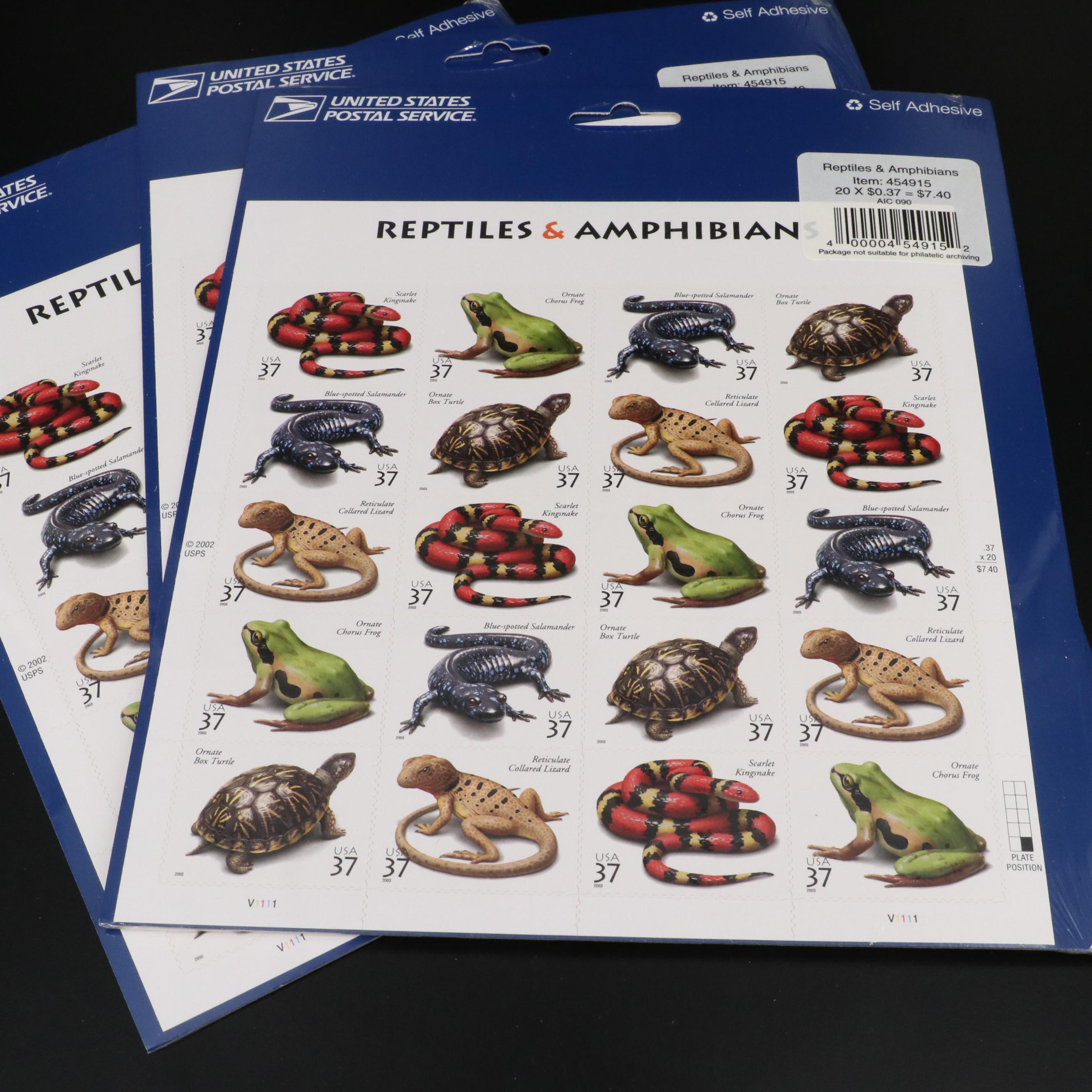 Grouping of 37-Cent U.S. Postage Stamps, Face Value $145