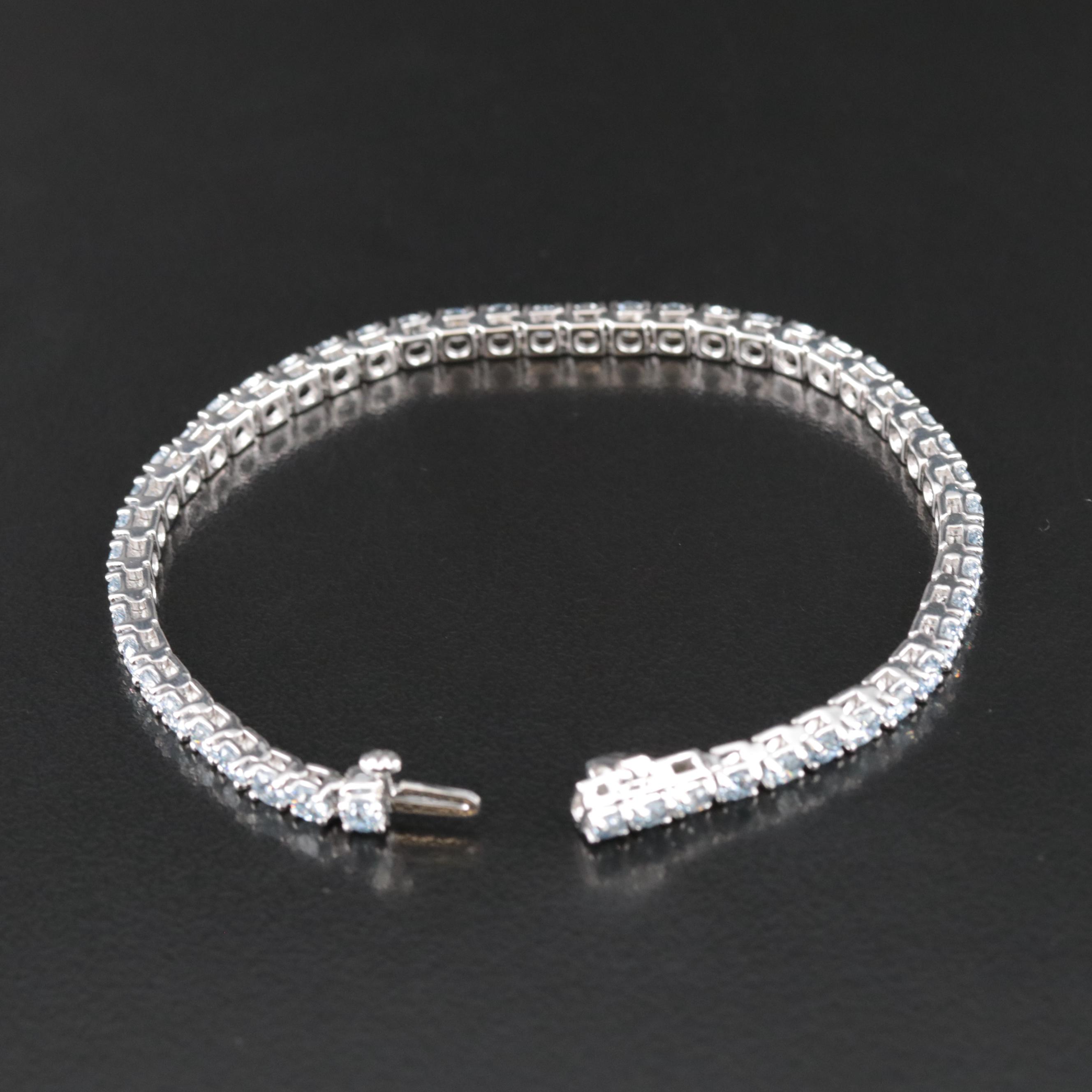 14K 6.10 CTW Lab Grown Diamond Tennis Bracelet
