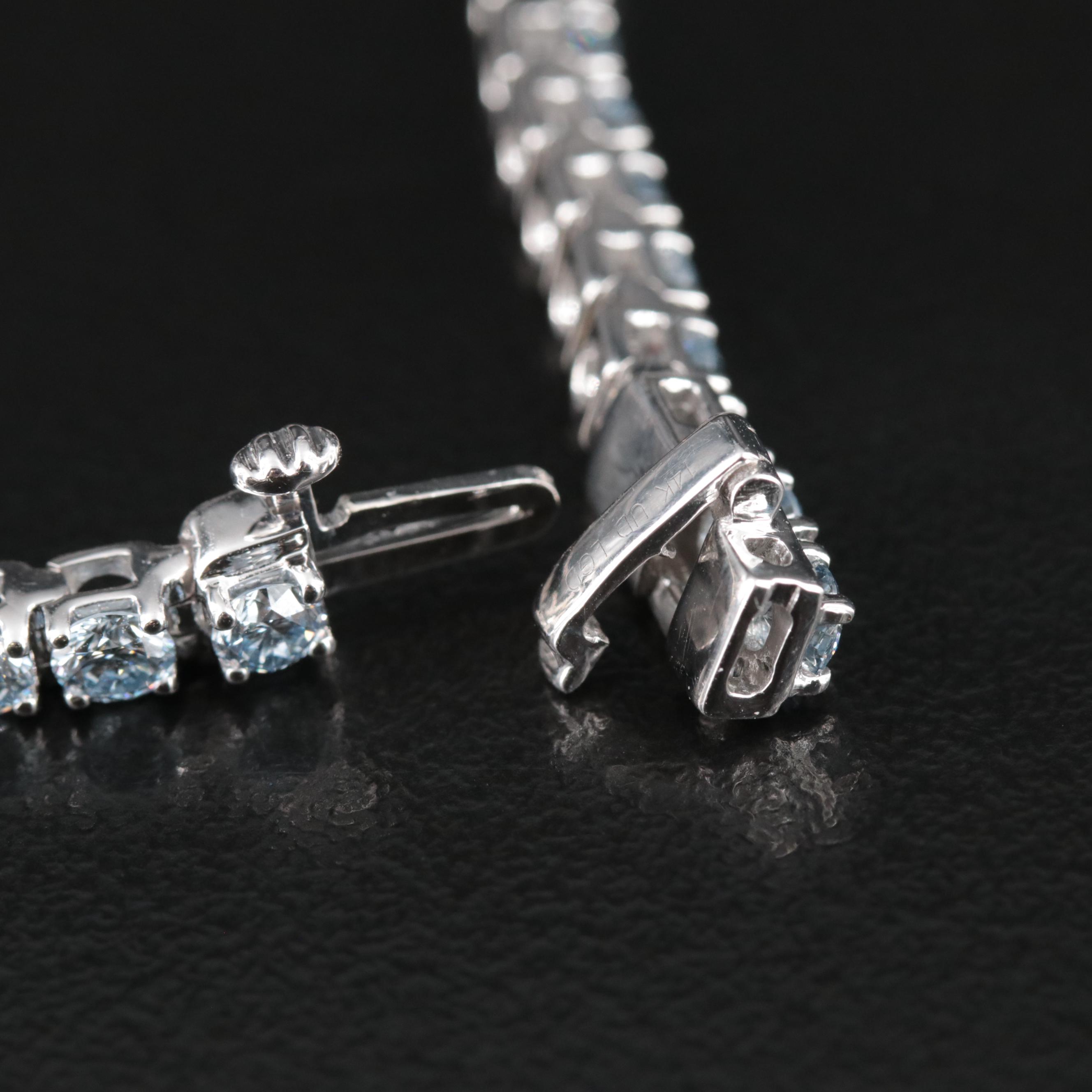 14K 6.10 CTW Lab Grown Diamond Tennis Bracelet