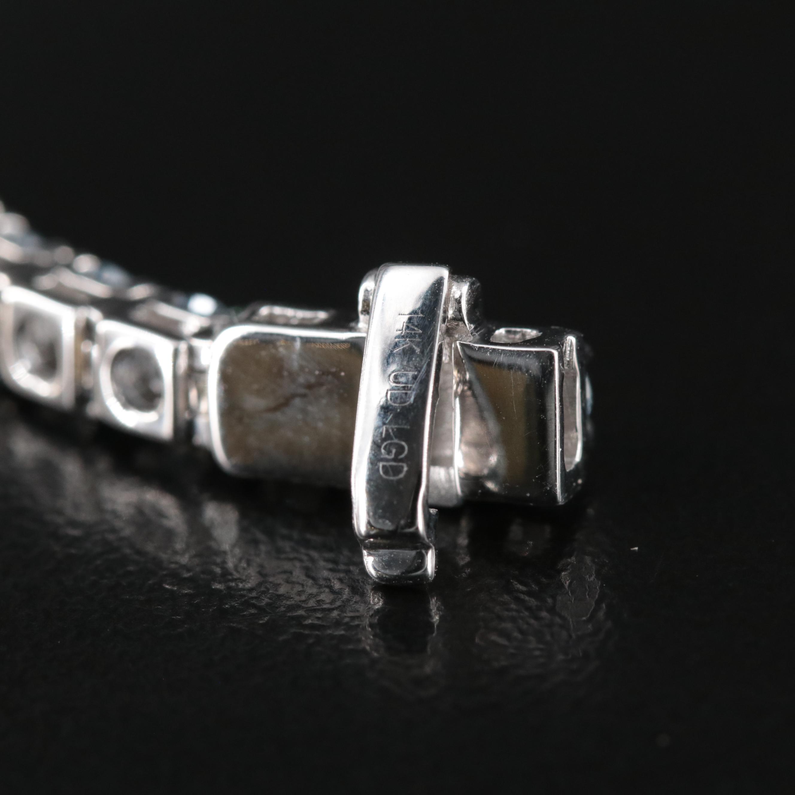 14K 6.10 CTW Lab Grown Diamond Tennis Bracelet