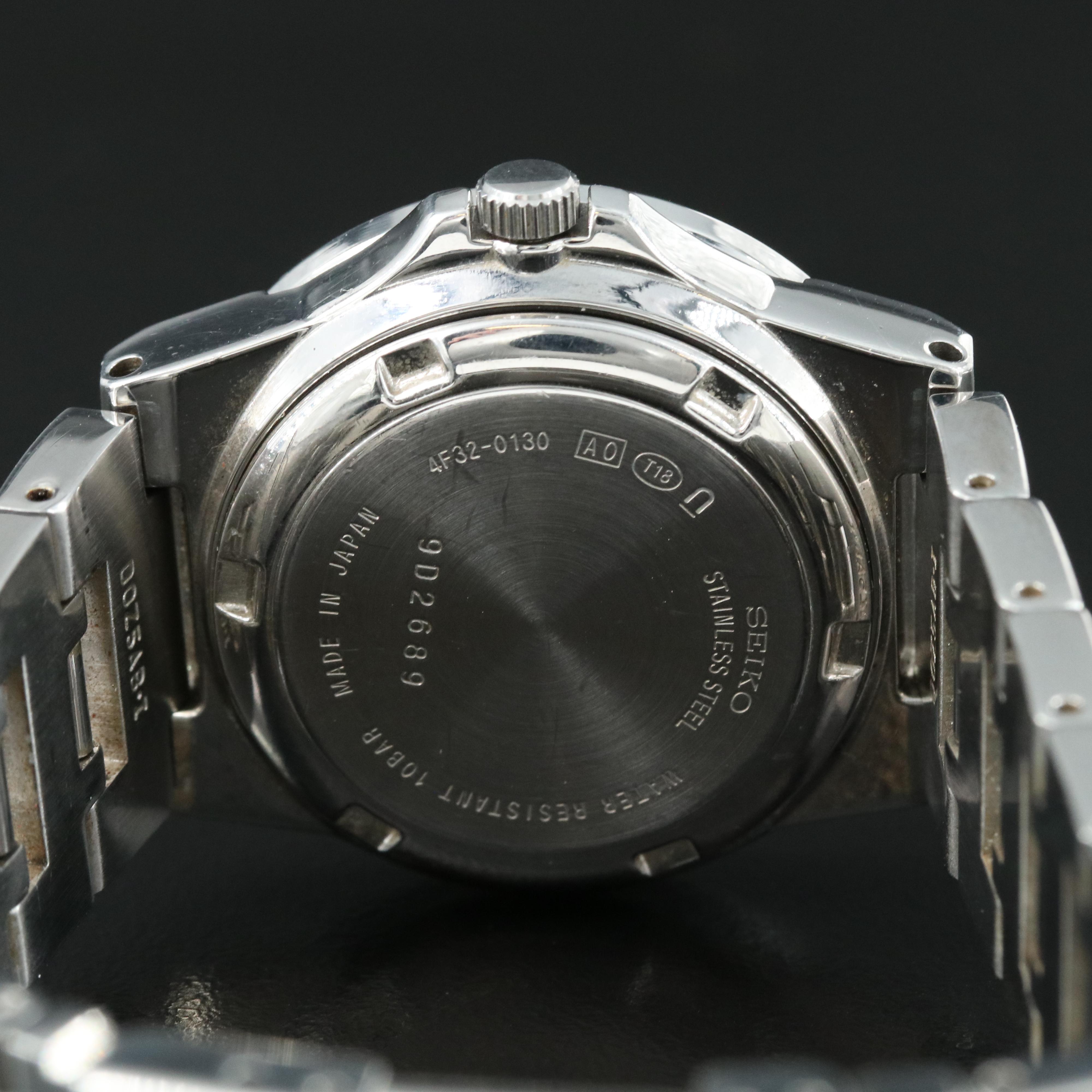 Seiko Lukia Perpetual Calendar Stainless Steel Watch