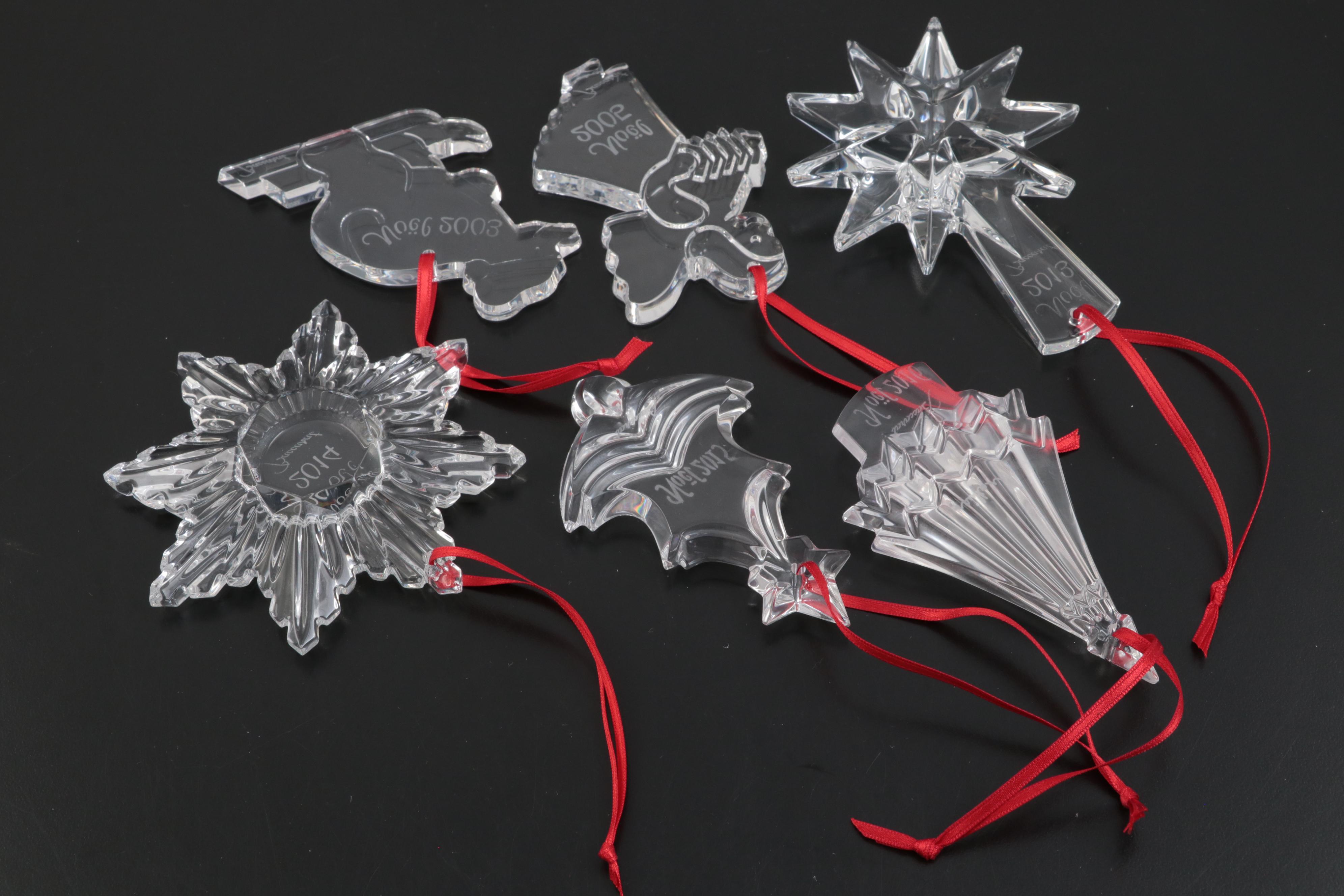 Baccarat Crystal Annual Christams Ornaments