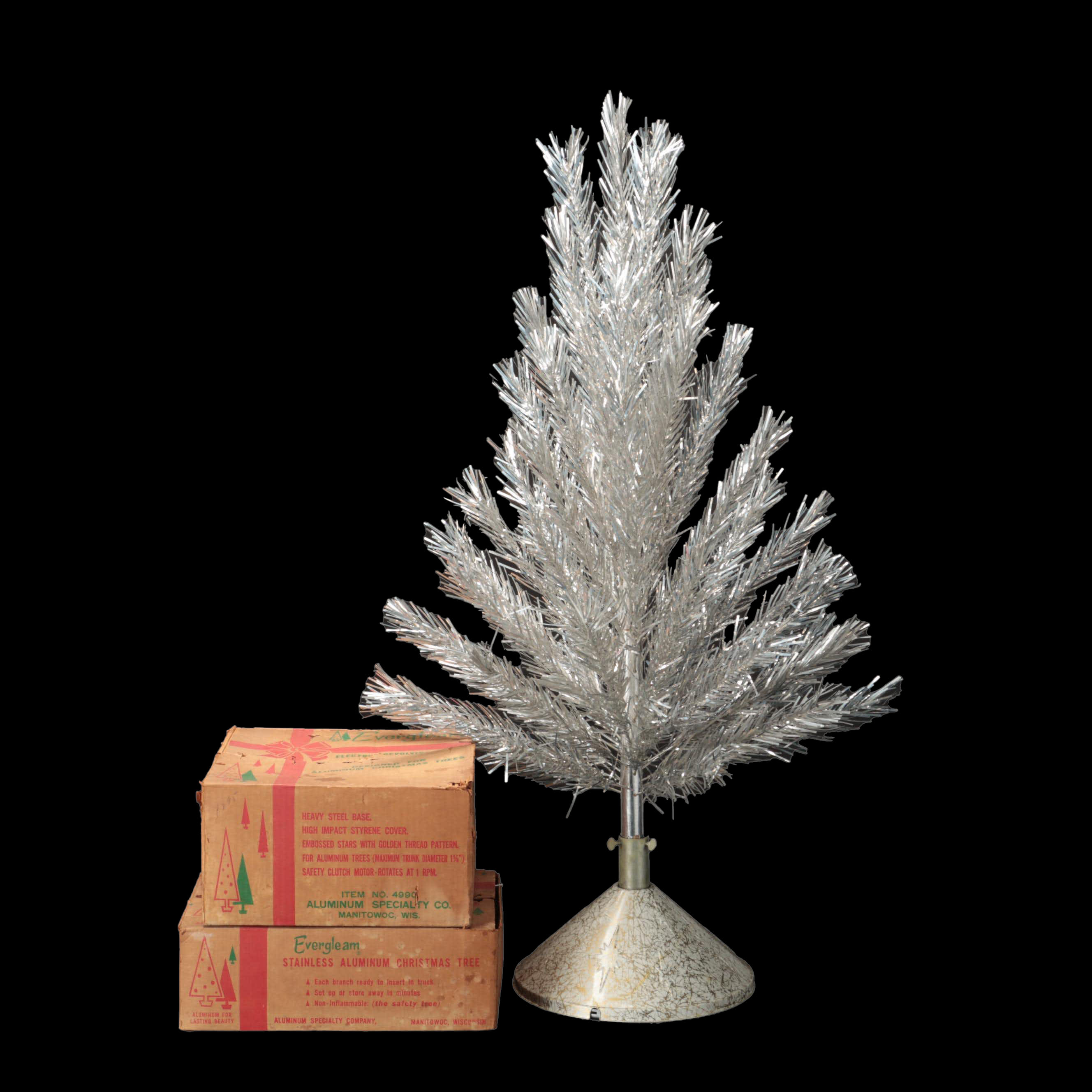 Aluminum Specialty Co. Evergleam Christmas Tree, Mid-20th Century