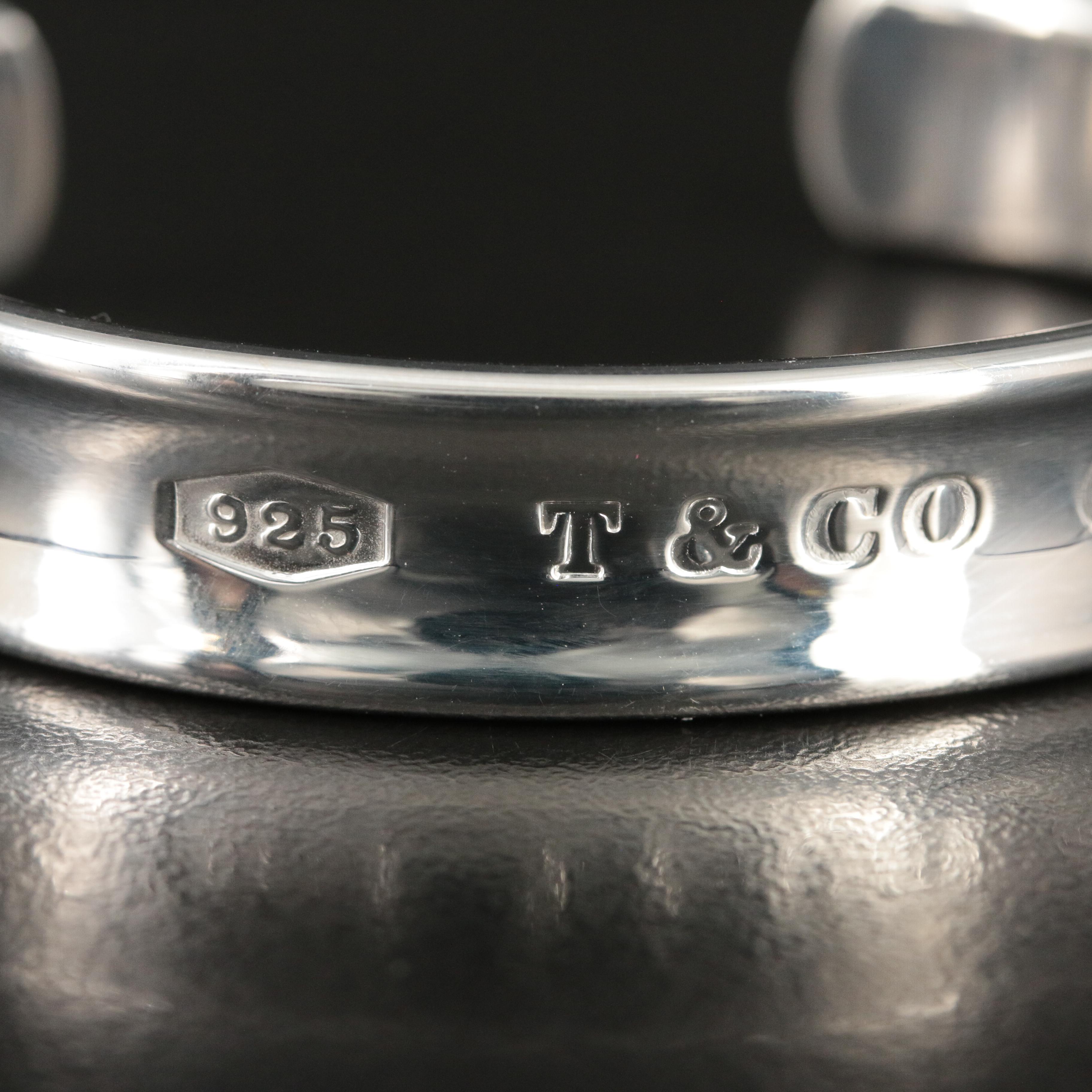 Tiffany & Co. "1837" Sterling Cuff Bracelet