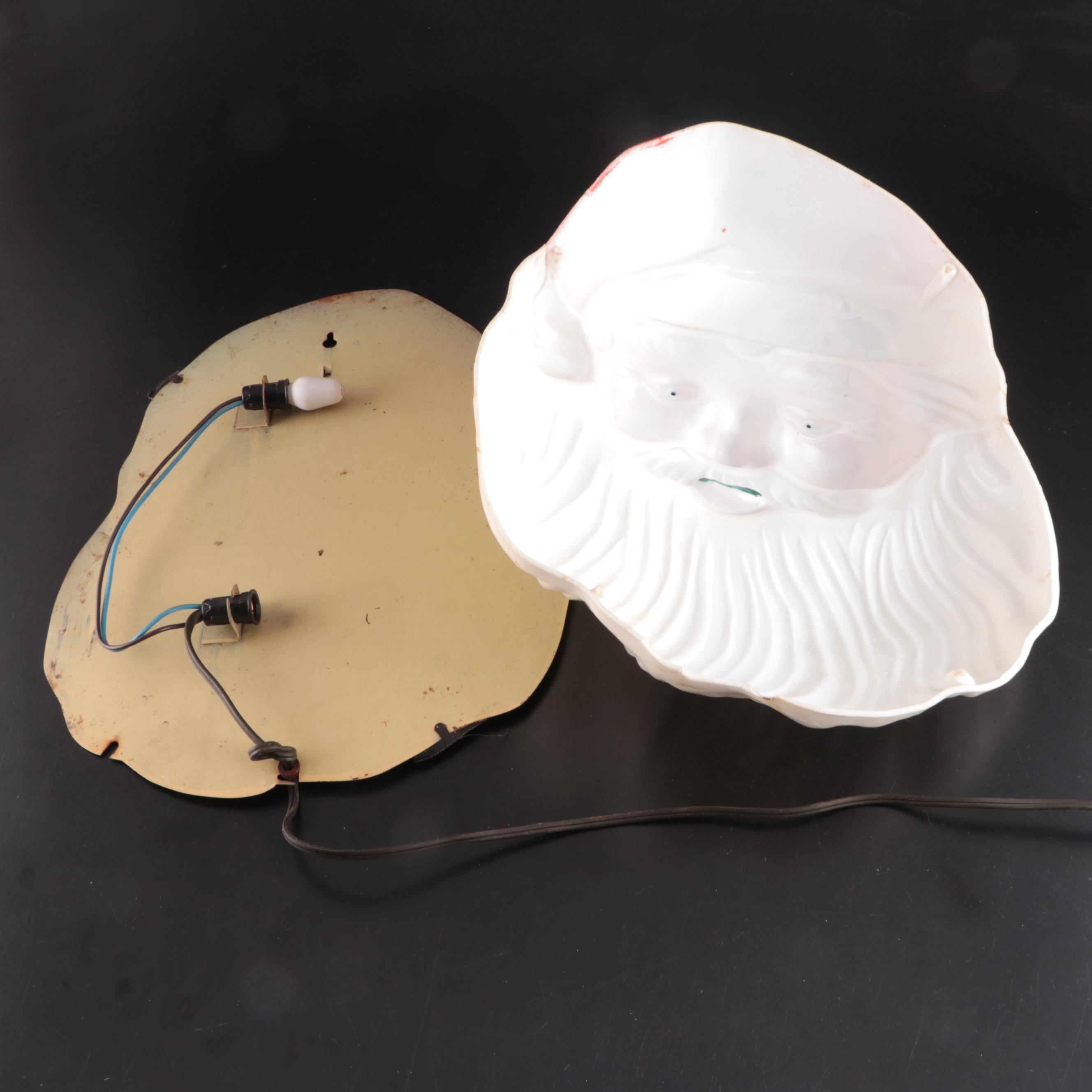 Noma Electric Corp. Illuminated Santa Wall Hanging