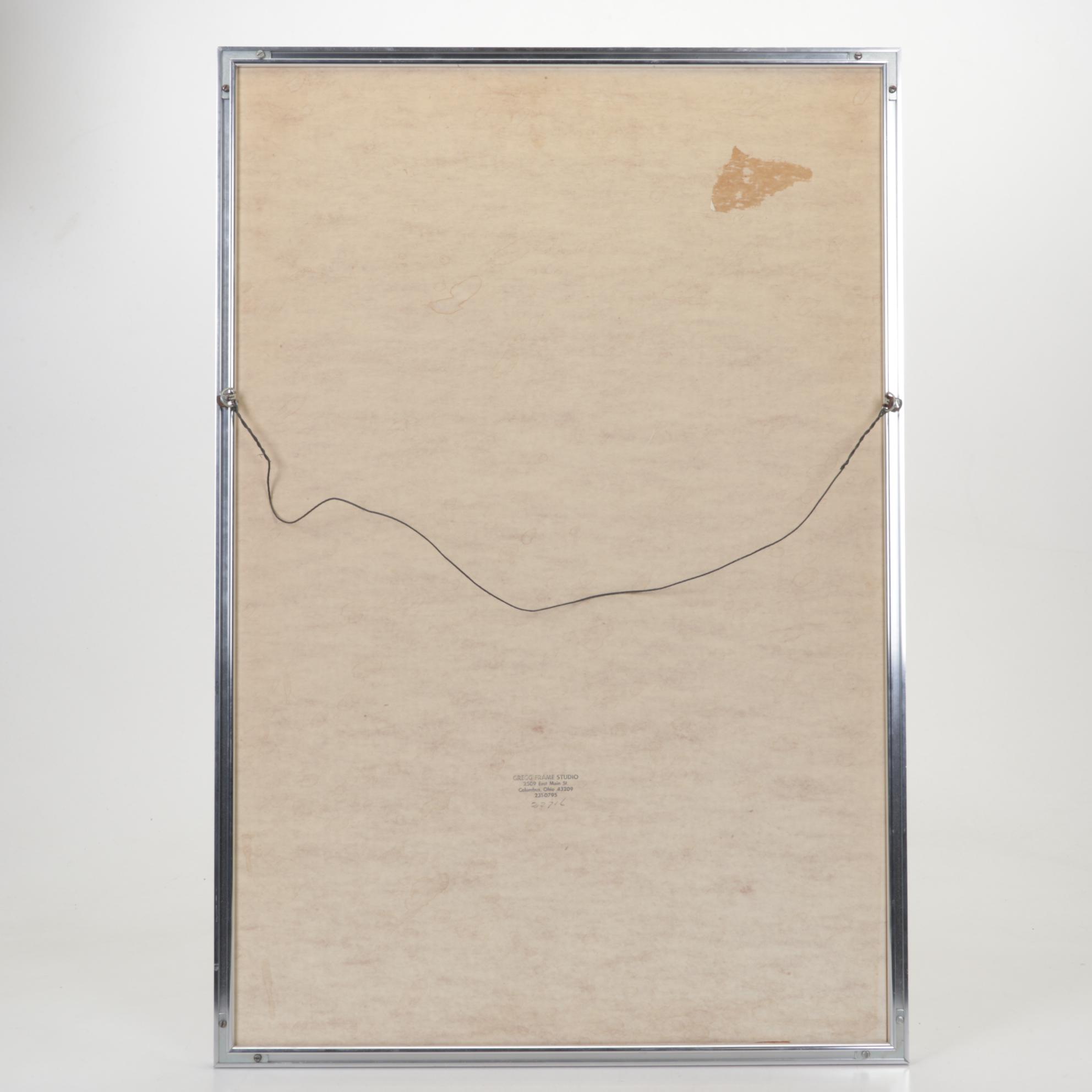 Alexander Calder Color Lithograph Poster for Jacques Damase Gallery, c. 1973