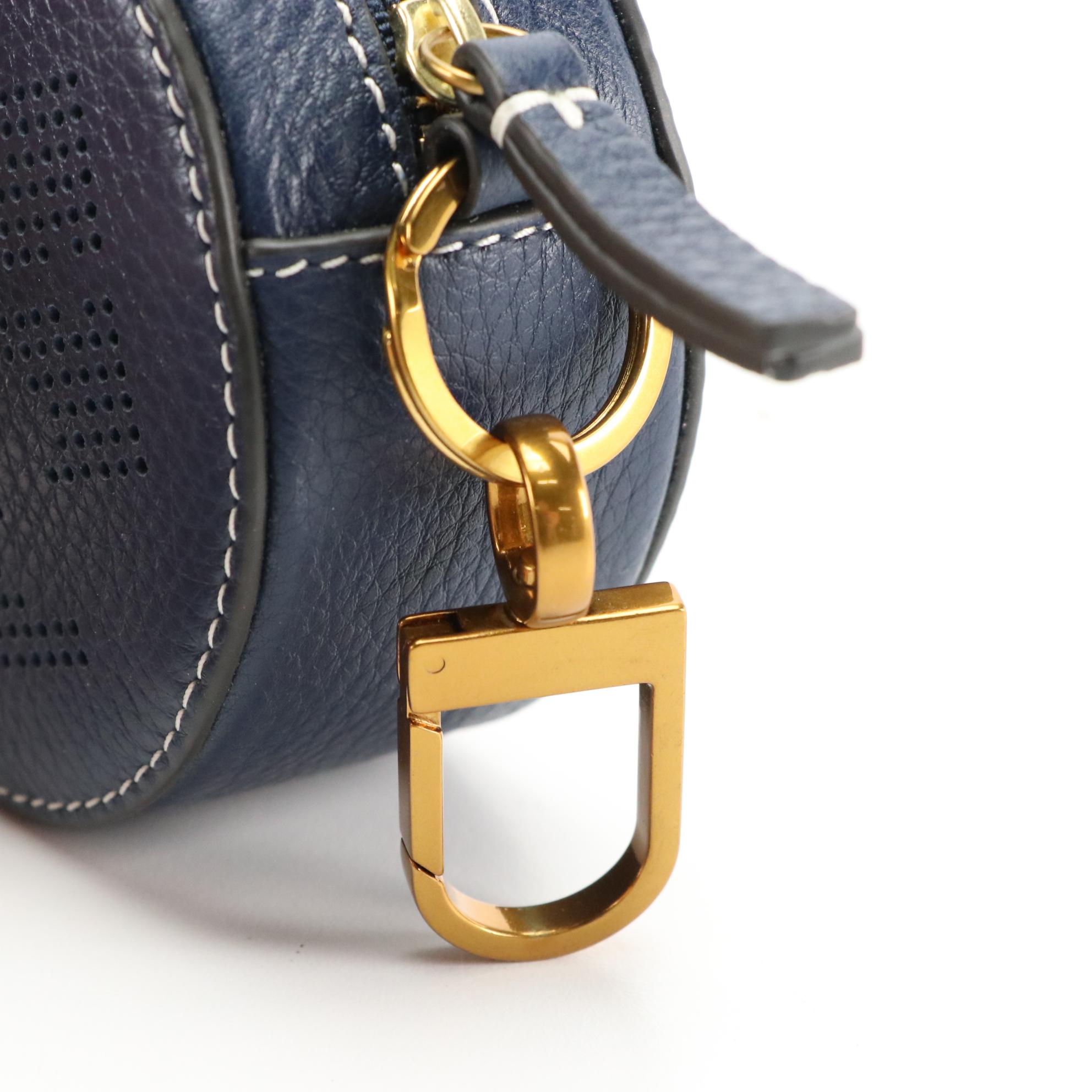 Tory Burch Brown and Black Leather Wallets, Navy Blue Leather Coin Pouch