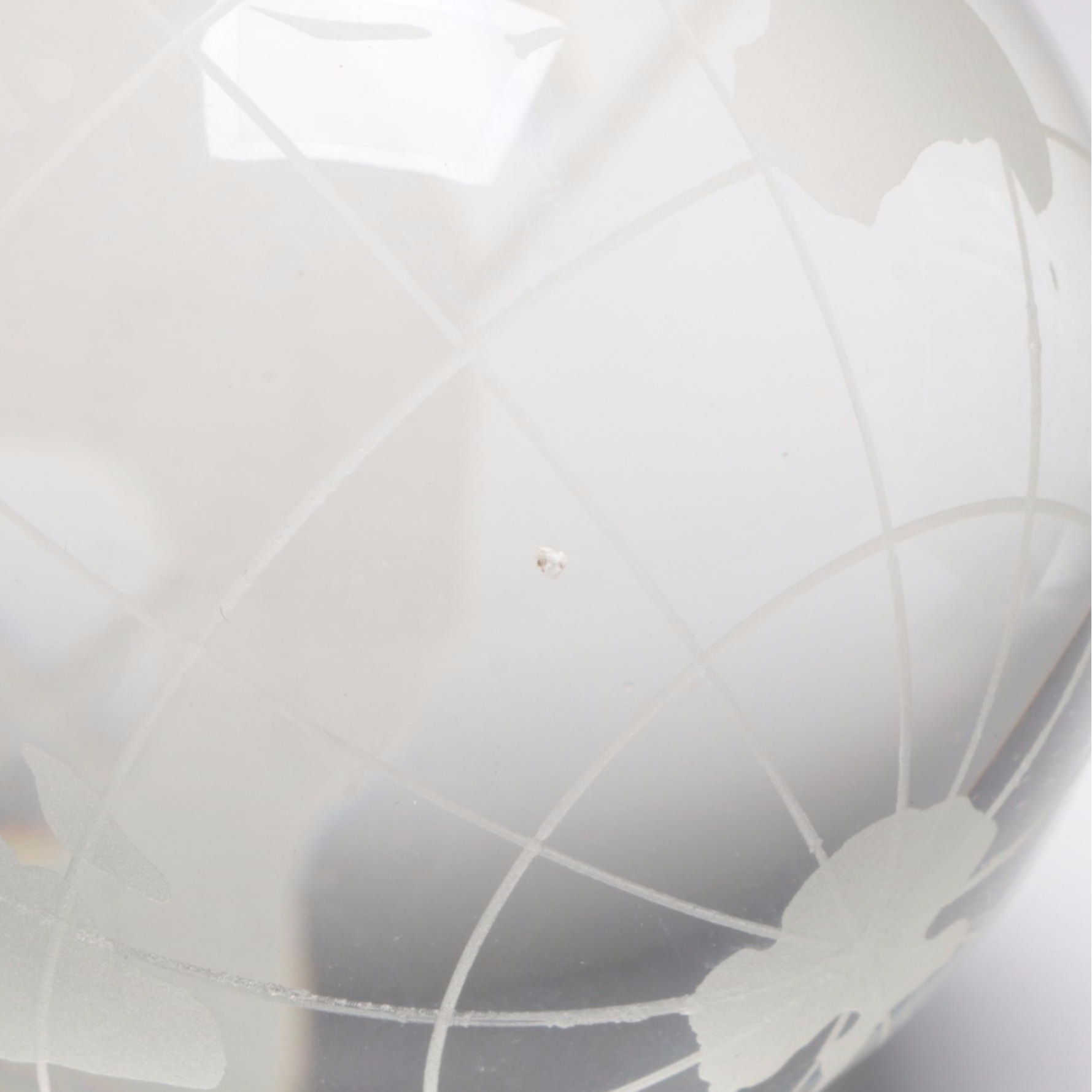 Standing Cube Crystal Paperweight with Murano Style Glass Paperweight and More