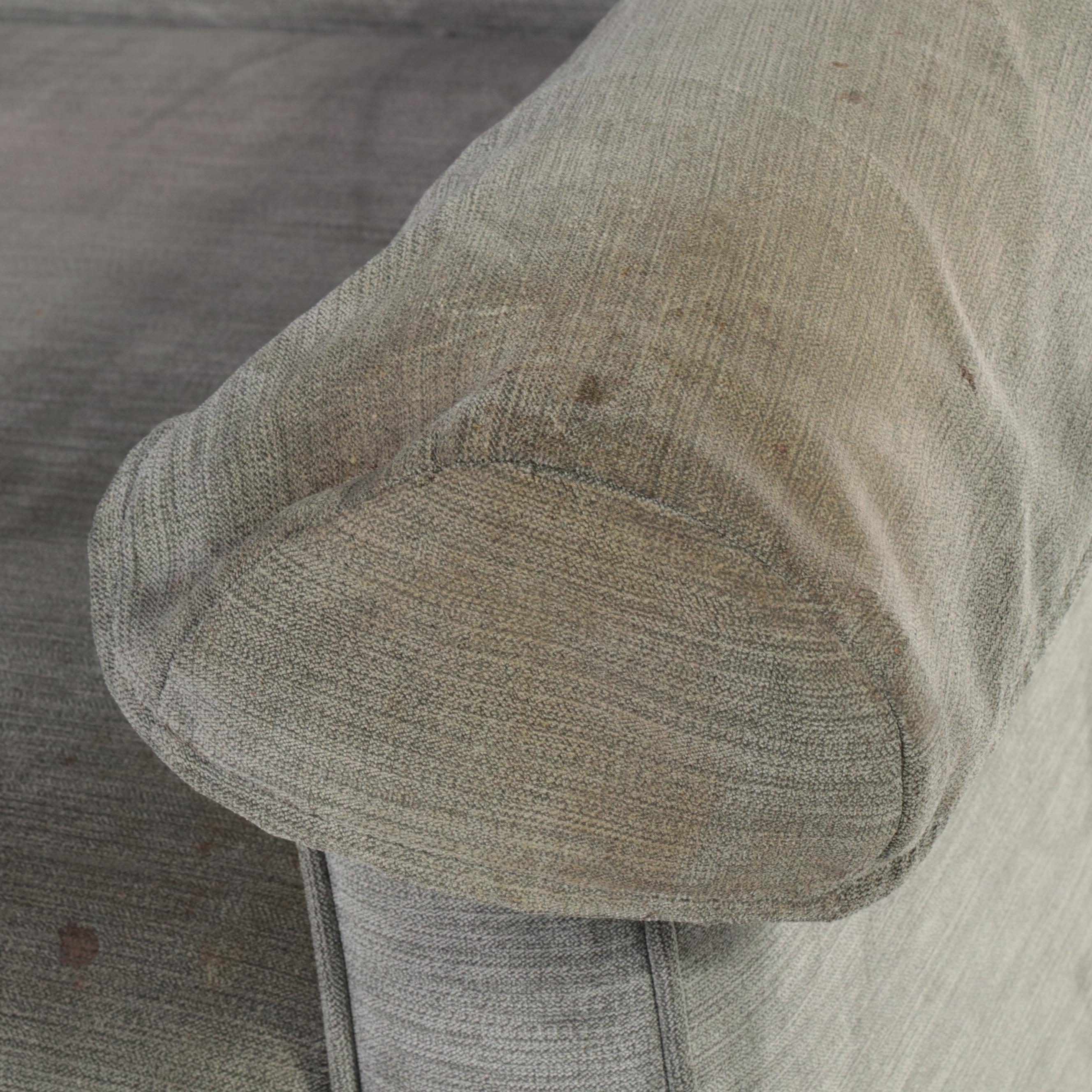 Flexsteel Custom-Upholstered Easy Armchair and Ottoman