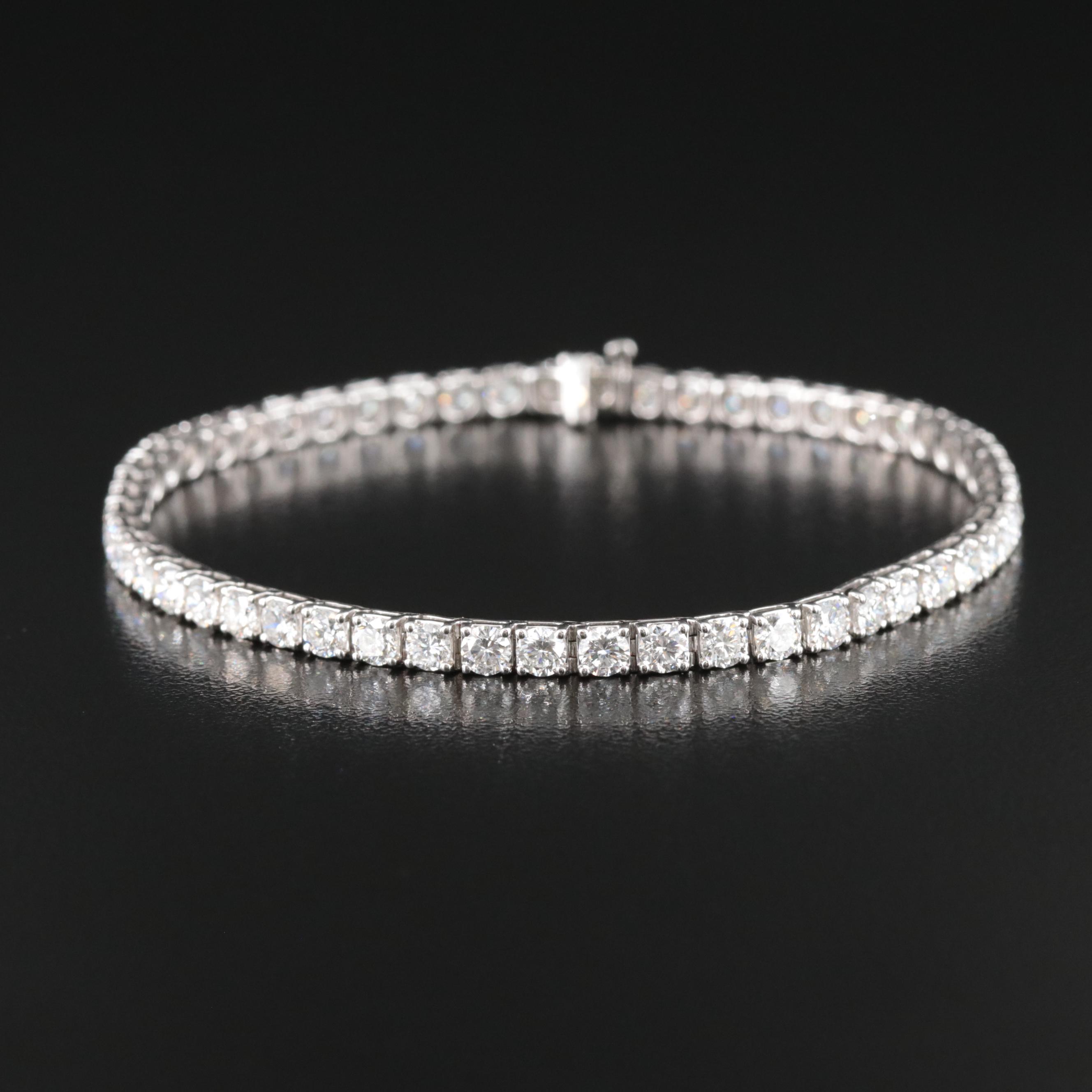 14K 7.95 CTW Lab Grown Diamond Bracelet