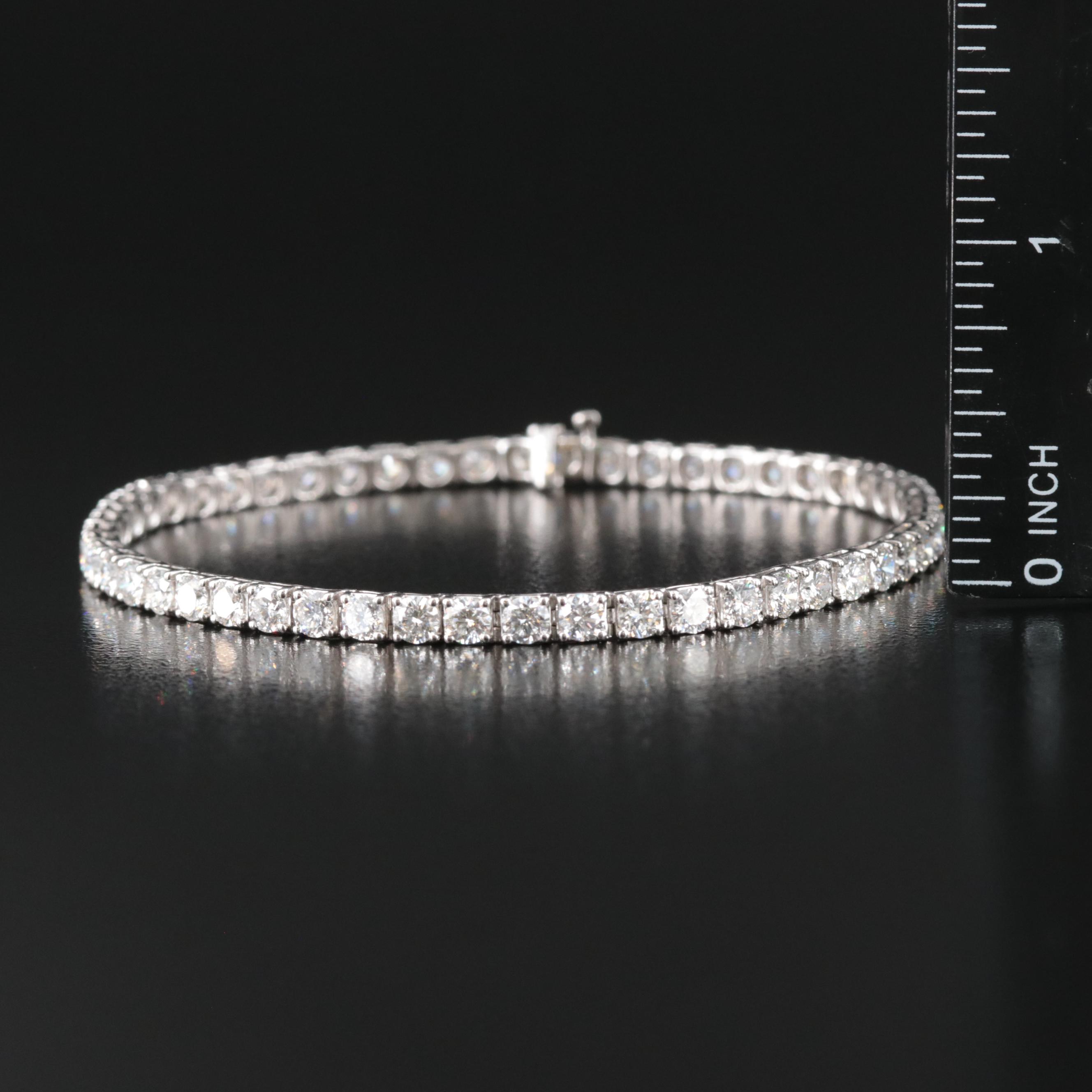 14K 7.95 CTW Lab Grown Diamond Bracelet