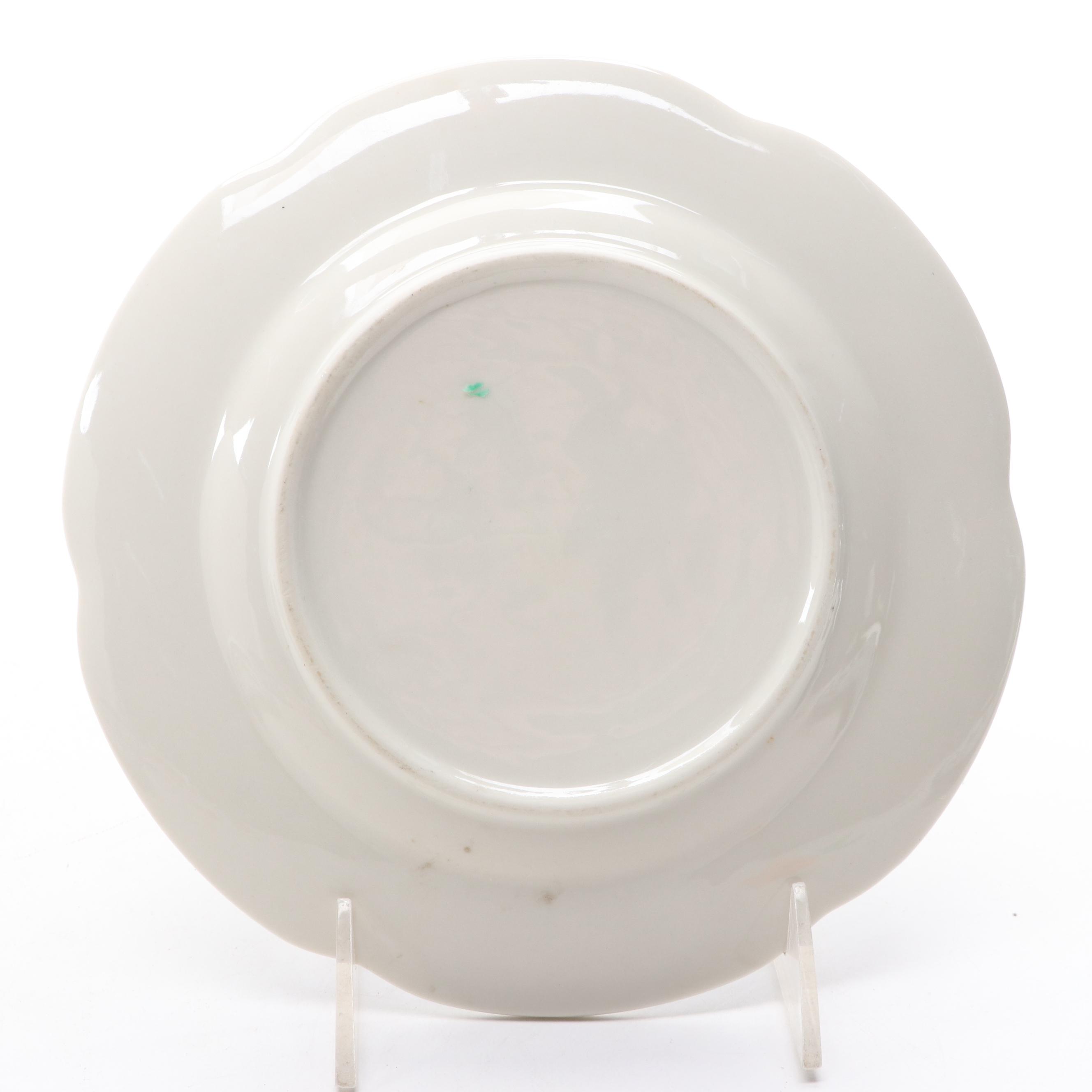 Royal Doulton Gibson Girl Plate with Other European Faience Tableware