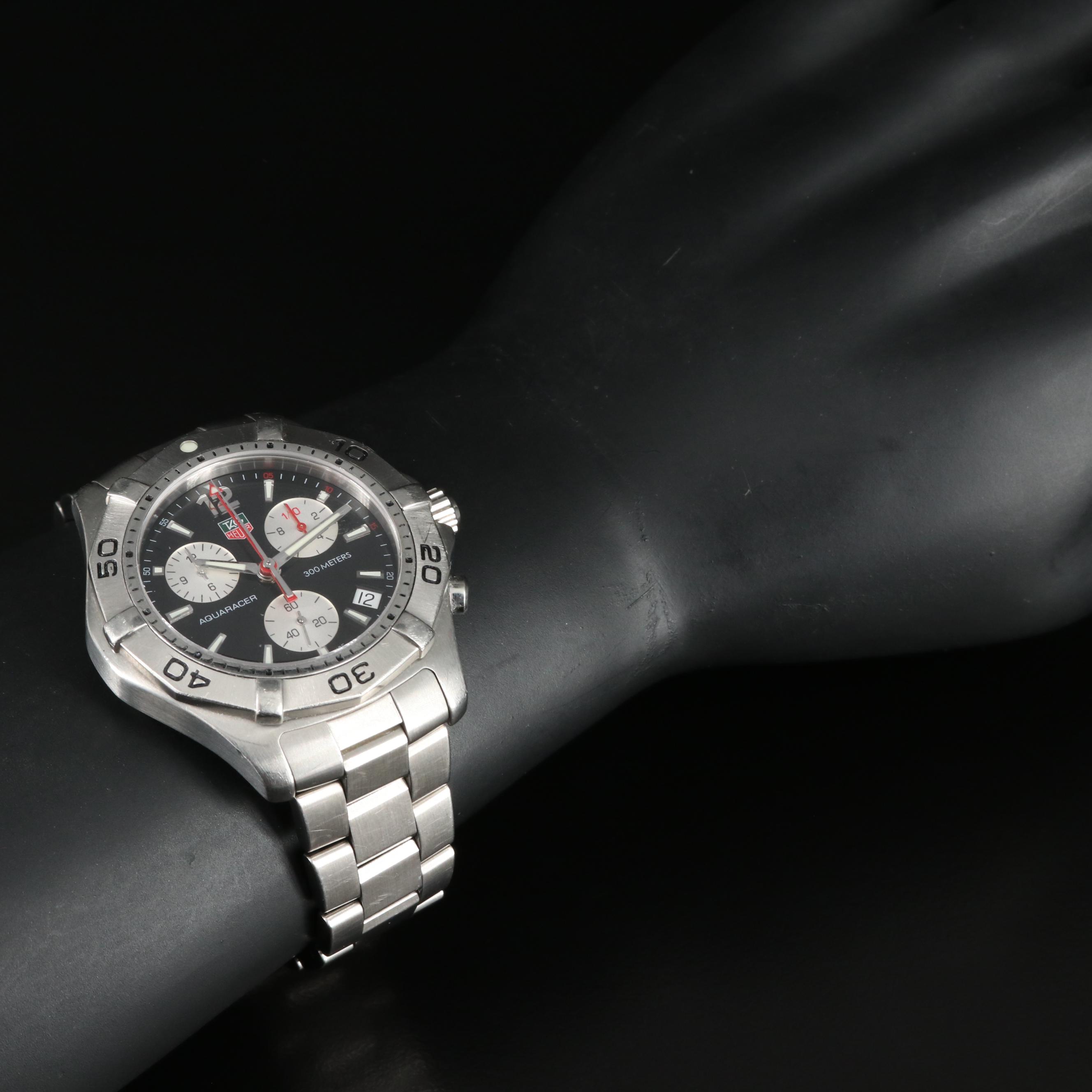 TAG Heuer Aquaracer 43 Chronograph Quartz Stainless Steel Watch