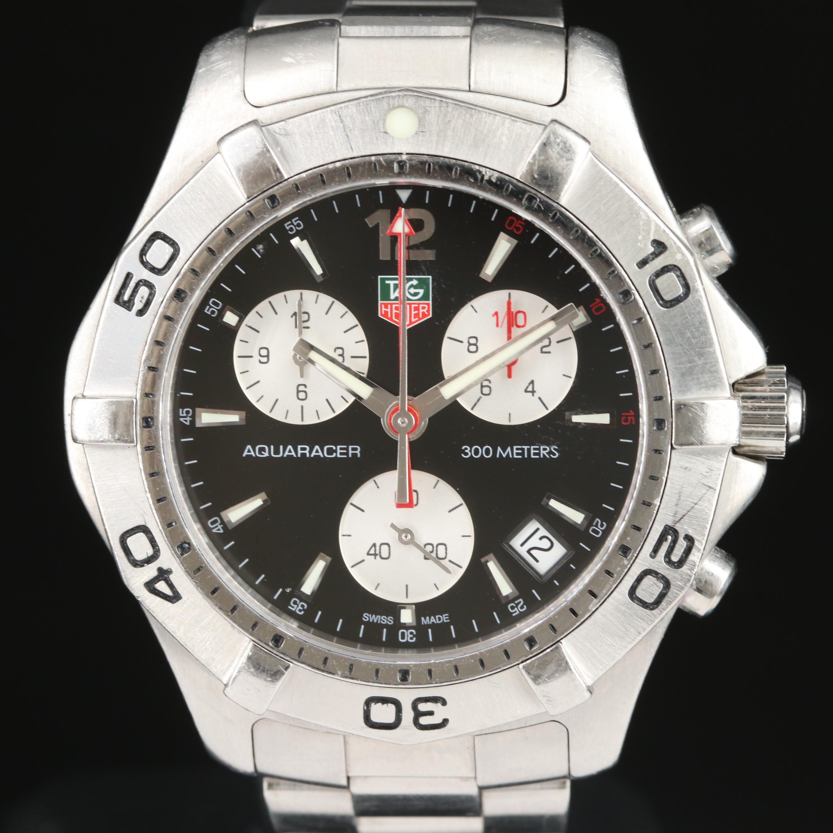 TAG Heuer Aquaracer 43 Chronograph Quartz Stainless Steel Watch
