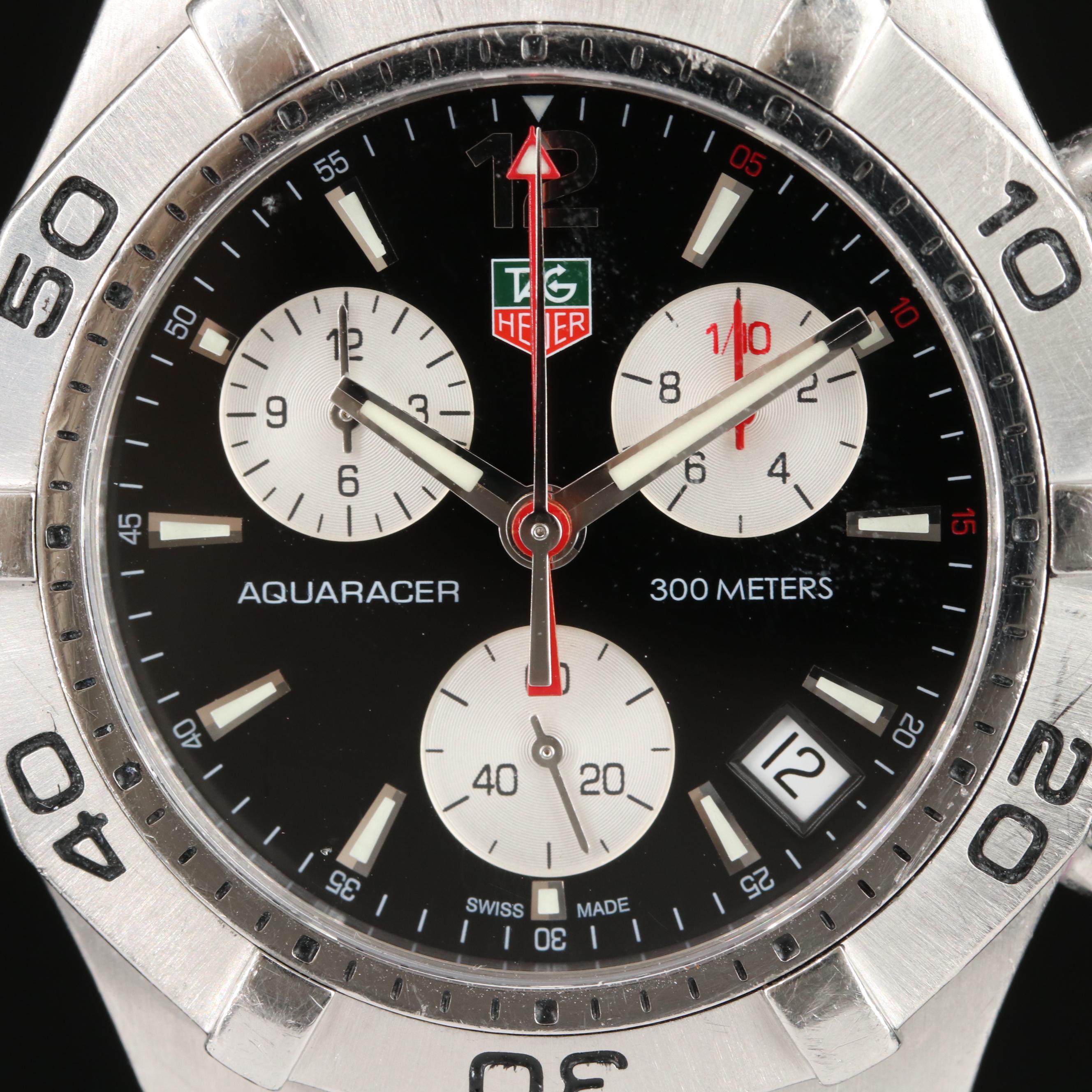 TAG Heuer Aquaracer 43 Chronograph Quartz Stainless Steel Watch