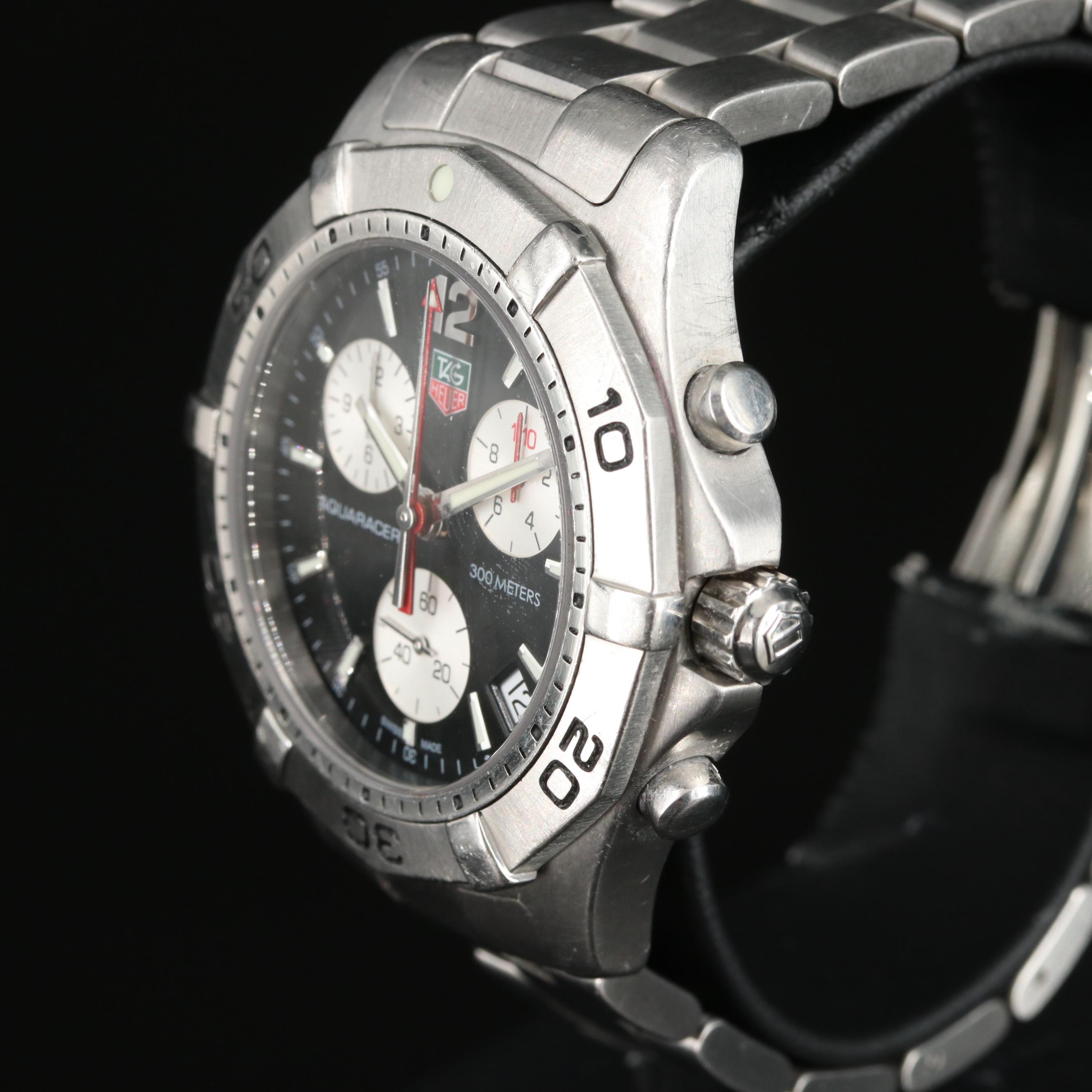 TAG Heuer Aquaracer 43 Chronograph Quartz Stainless Steel Watch