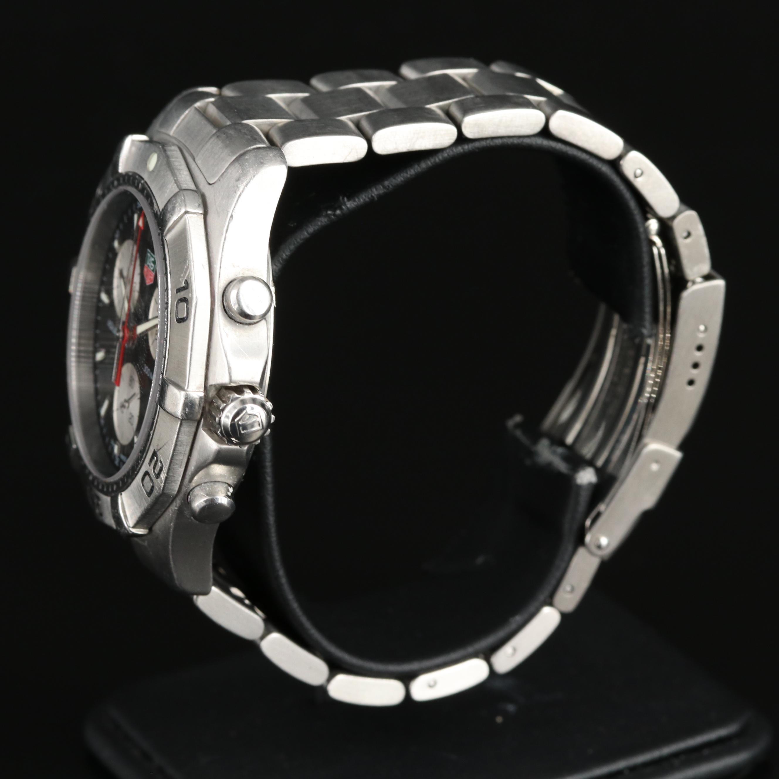 TAG Heuer Aquaracer 43 Chronograph Quartz Stainless Steel Watch