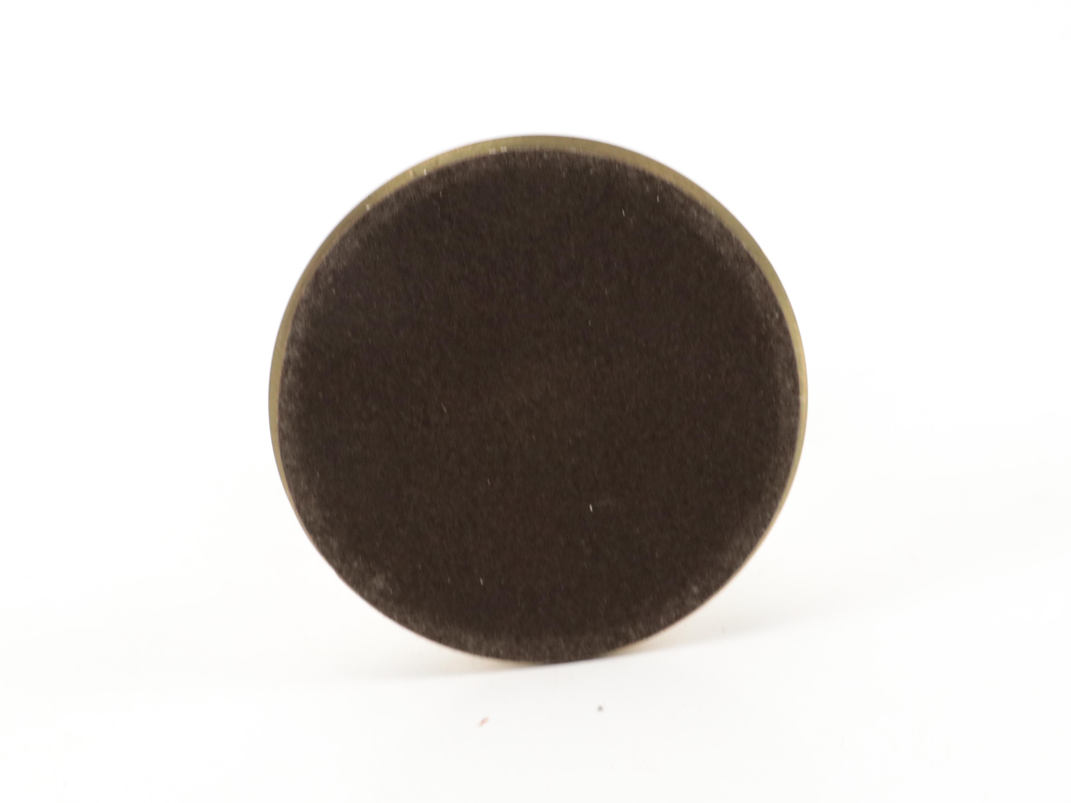 Glass Vase with Brass Overlay with Brass Candlestick and Display Bos