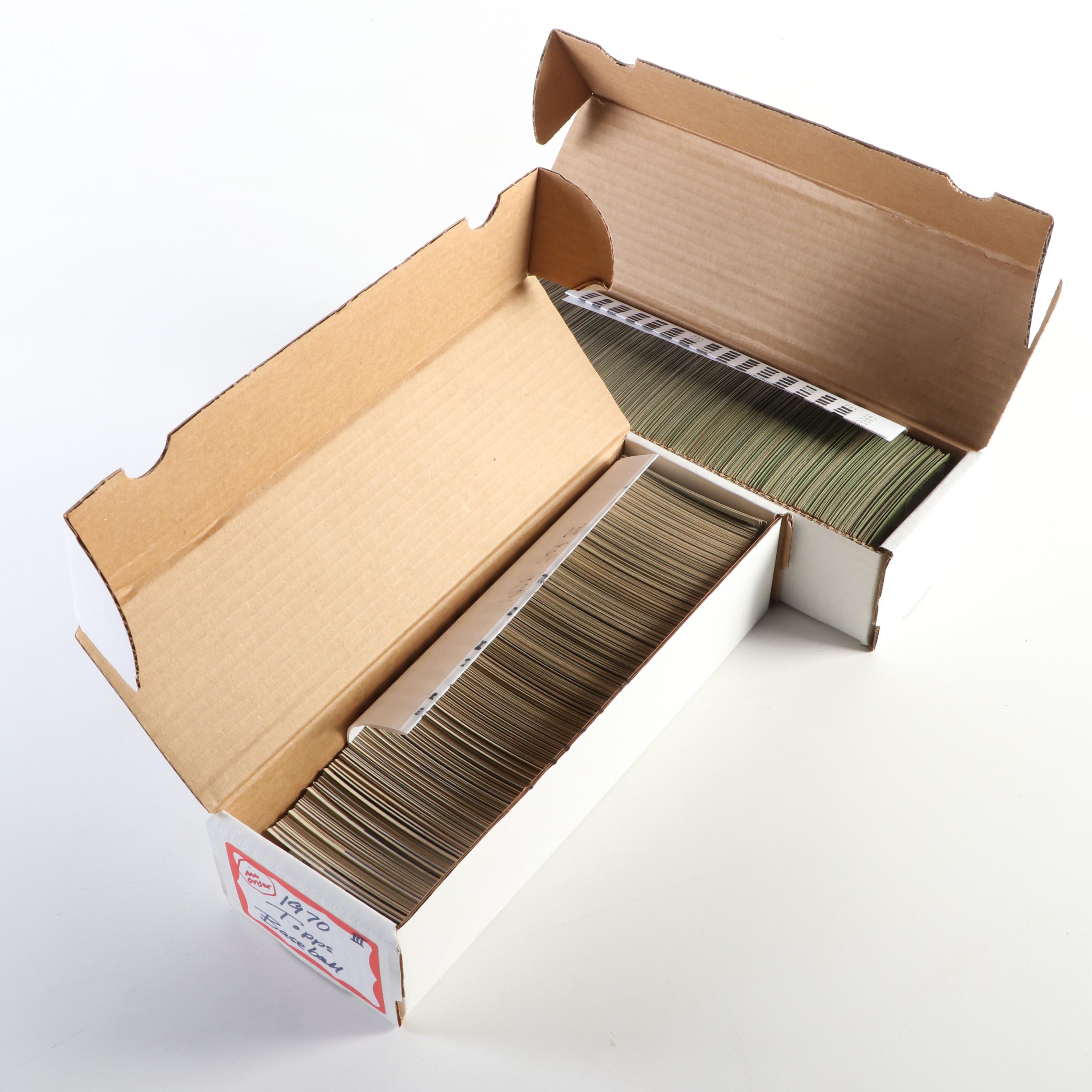 1970 and 1971 Topps Baseball Cards Featuring Reggie Jackson, Tom Seaver, More