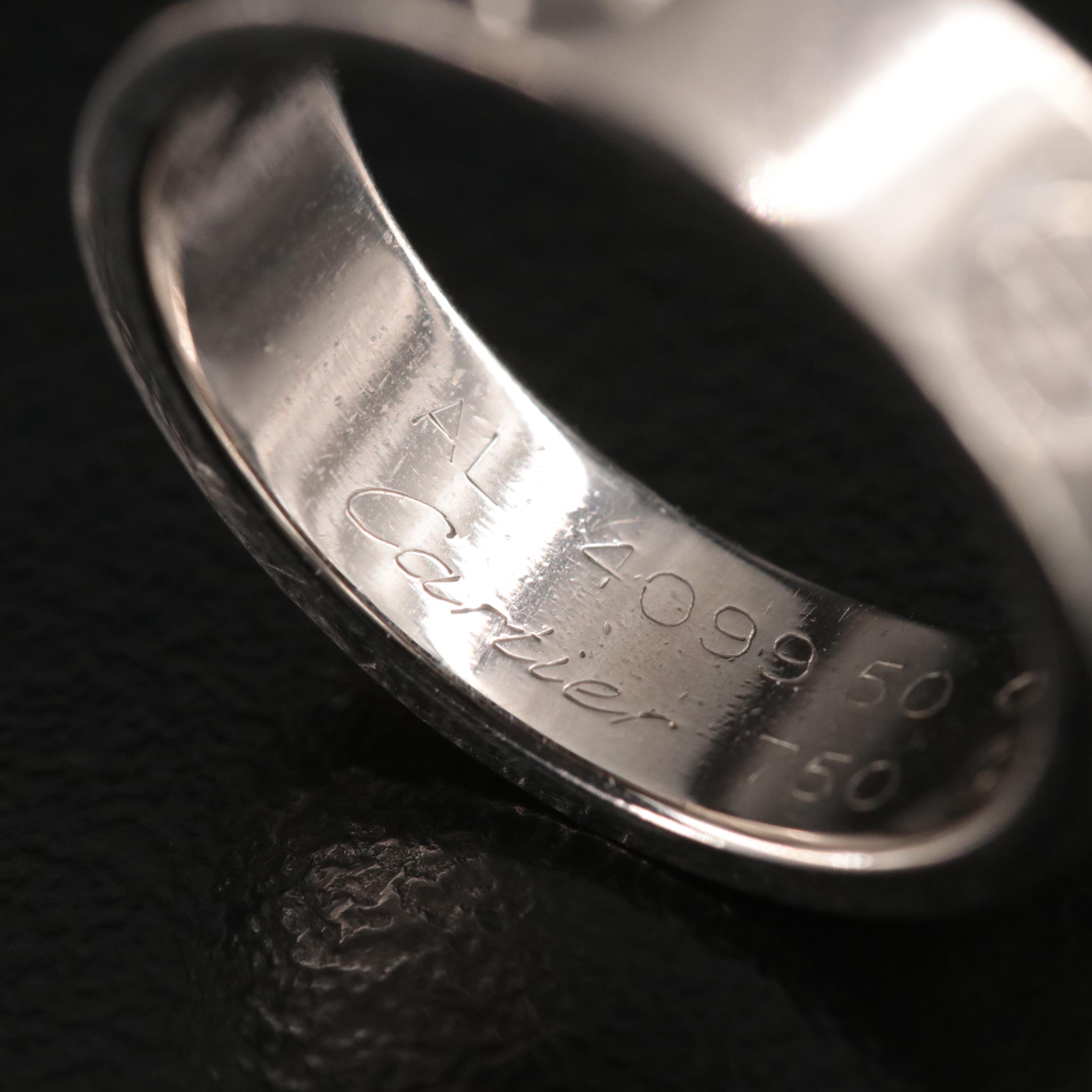 Cartier 18K White Gold Love Ring