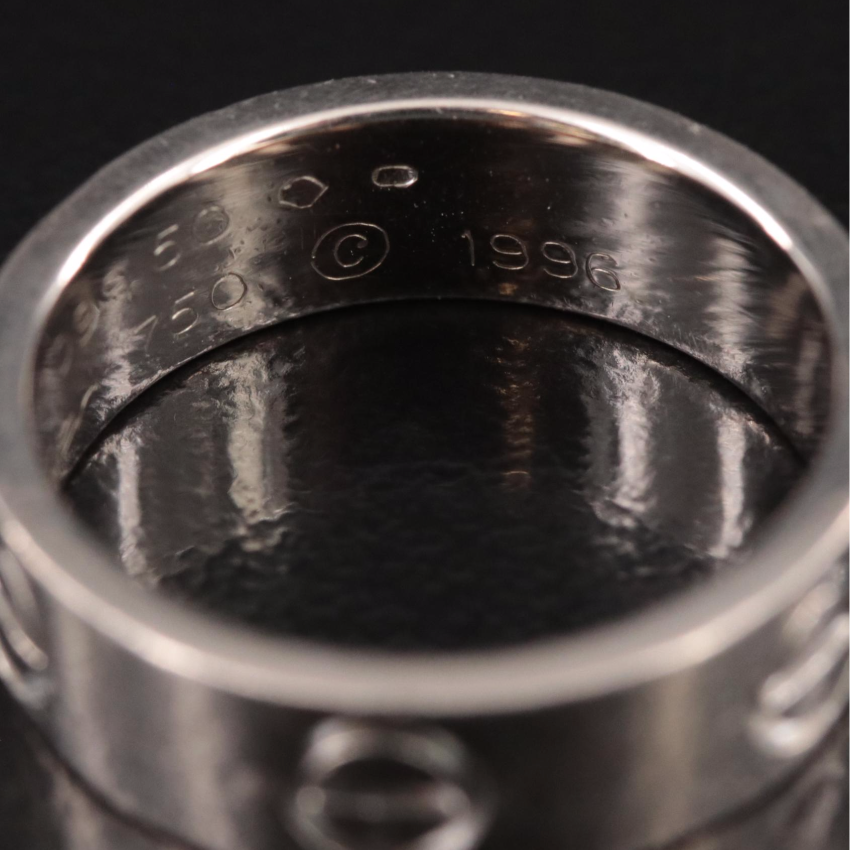 Cartier 18K White Gold Love Ring